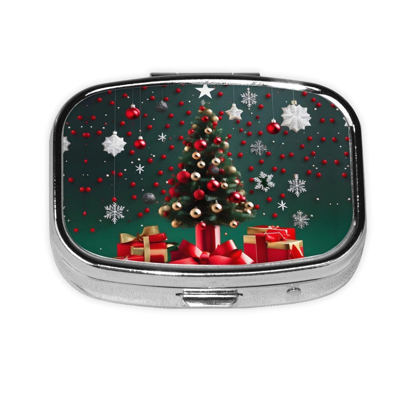 The Square Mini Medicine Box is Suitable for Putting in Pockets or Wallets. It is Easy to Open and Practical.Round Ball Christmas Tree