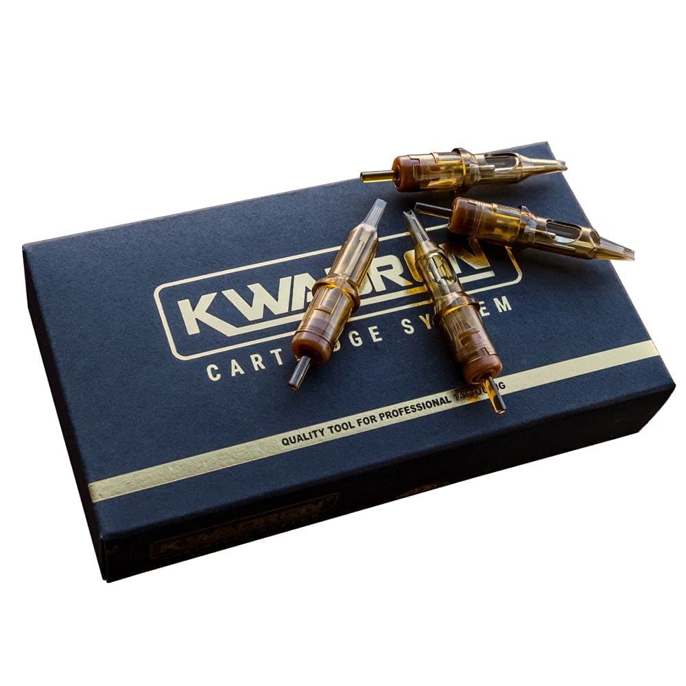 Kwadron Tattoo Needle Cartridge, Box of 20, Super Tight Liners Long Taper - 5 Super Tight Liner Long Taper - 25/5RLLT