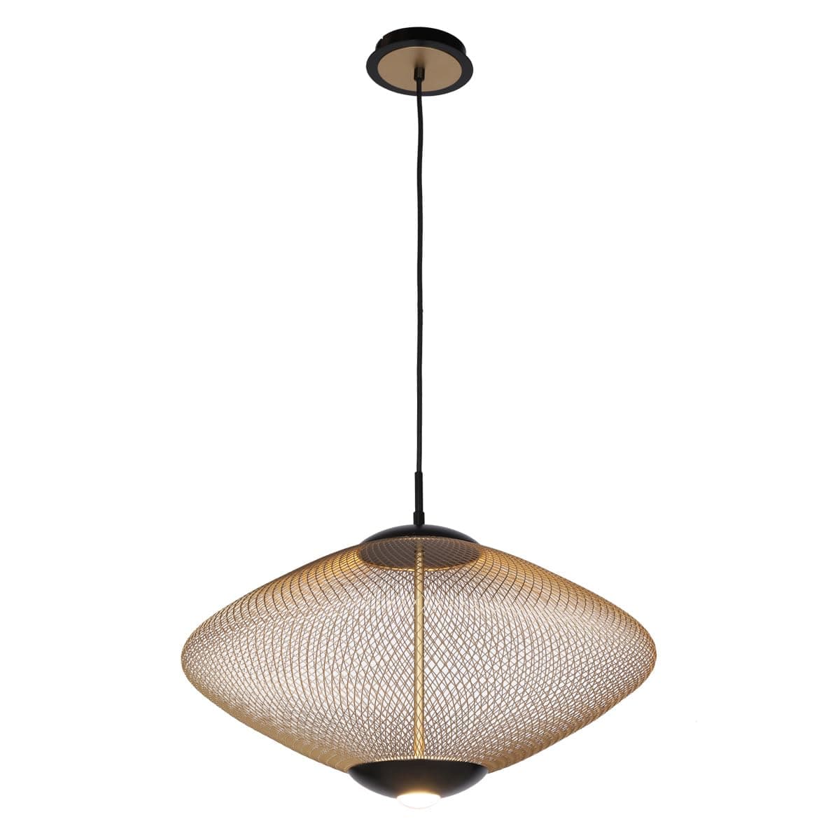 Eurofase Park 24W 2 LED Large Pendant with Black Finish