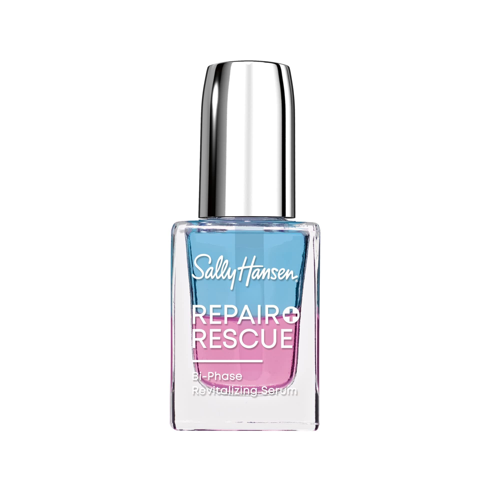 Sally Hansen - Repair + Rescue Bi-Phase Revitalizing Serum - increases moisture levels and provides daily hydration - Formulated with Glycerin and Grapeseed Oil - Oil Bi-Phase Serum