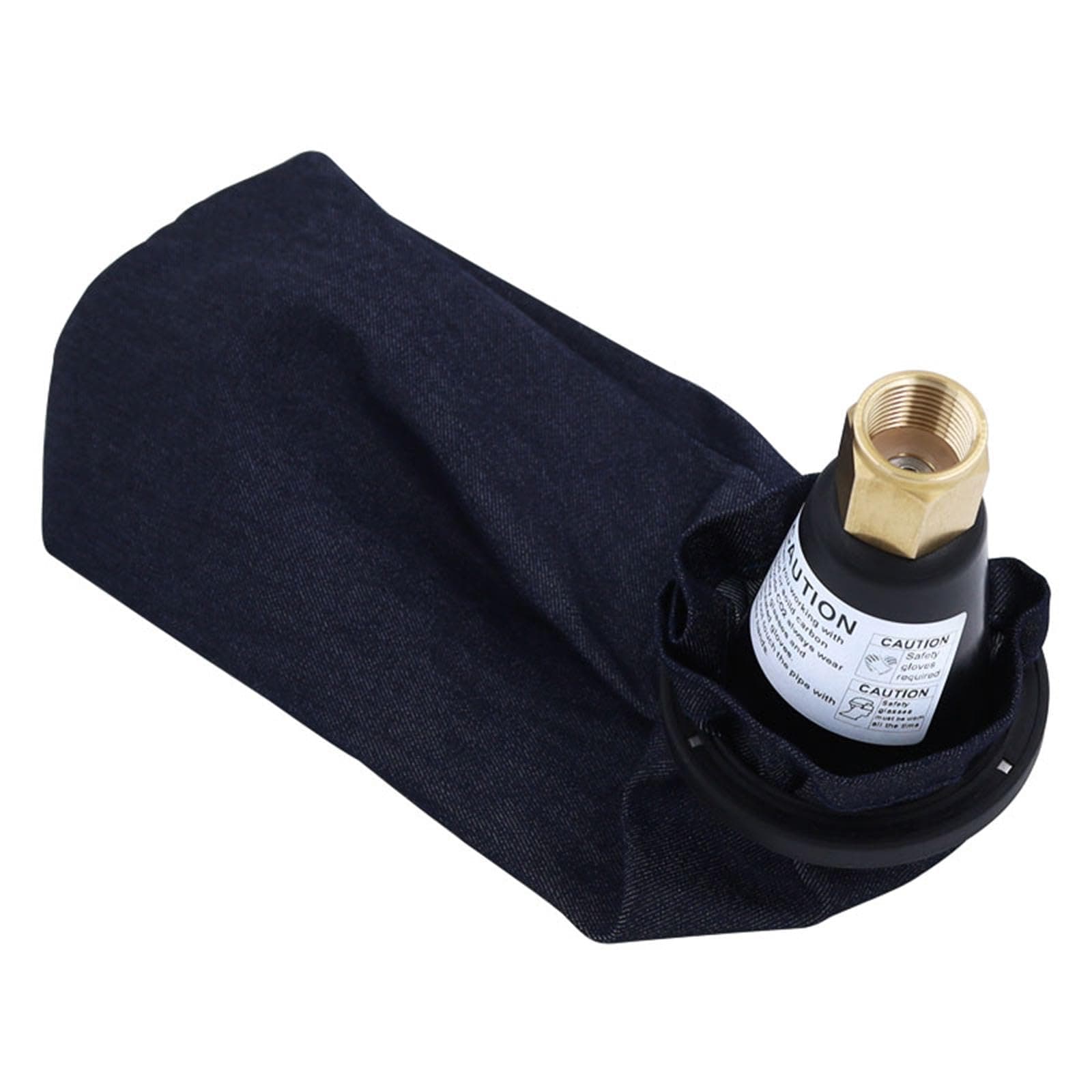 Portable Dry Ice Maker with W21.8-14 Ice Flake Shape Attachment, G5/8 W21.8-14 Thread & Collection Bag for Household Use