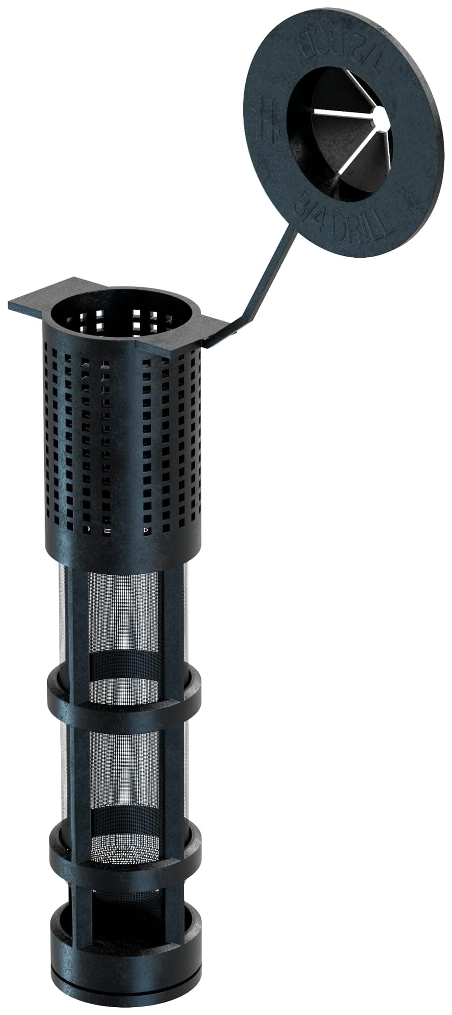 Simpson Strong-Tie EWS503P Opti-Mesh Adhesive-Anchoring Screen Tube - 1/2 in. (Rod Dia.) x 3/4 in. (Hole Dia.) x 3-1/2 in. (Length), Epoxy Adhesive Screen Tube with Woven Mesh Insert