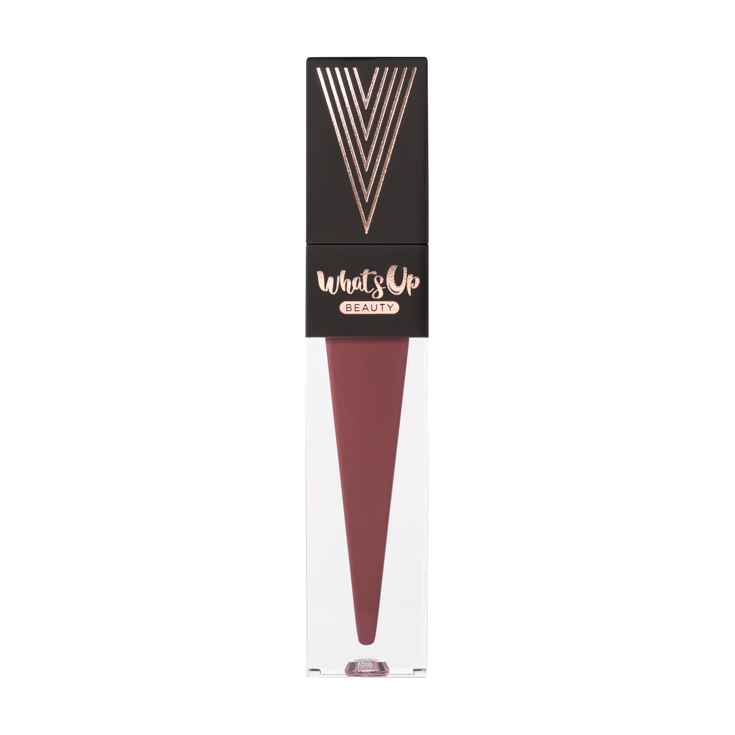 Whats Up Beauty - sophistiCOAT Ultra Matte Liquid Lipstick - Shade Timeless Love Made in Italy Clean Cruelty Free Vegan Sustainable Skin Care Ingredients Lip Makeup Dusty Mauve-Brown