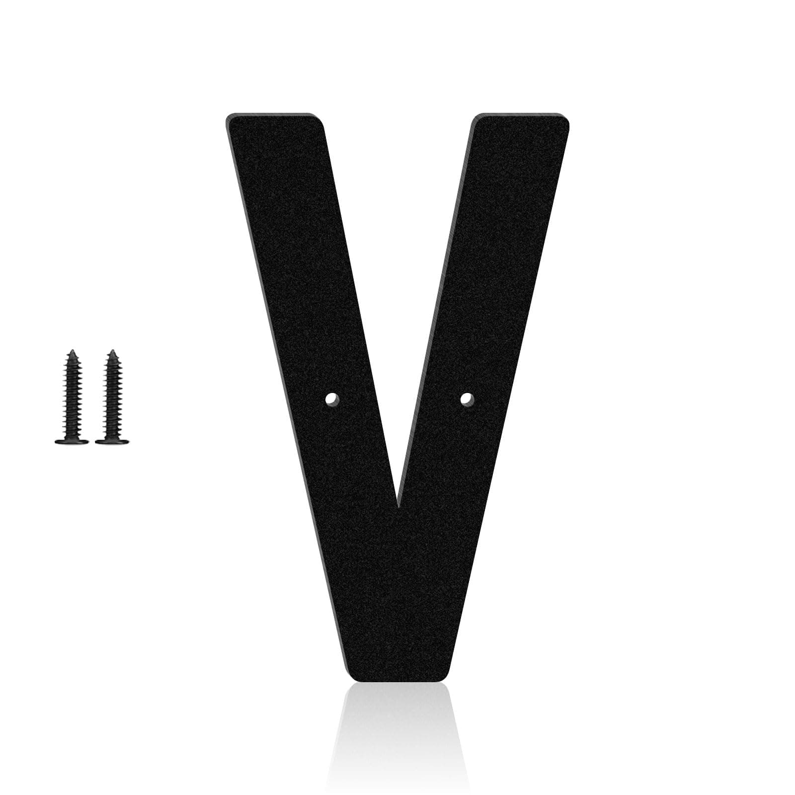 Black Modern Address Numbers, Outdoor Mailbox Numbers, Metal House Numbers and Letters, for House, Office, Apartment, Farms, Garages Decoration Signs(20" V)
