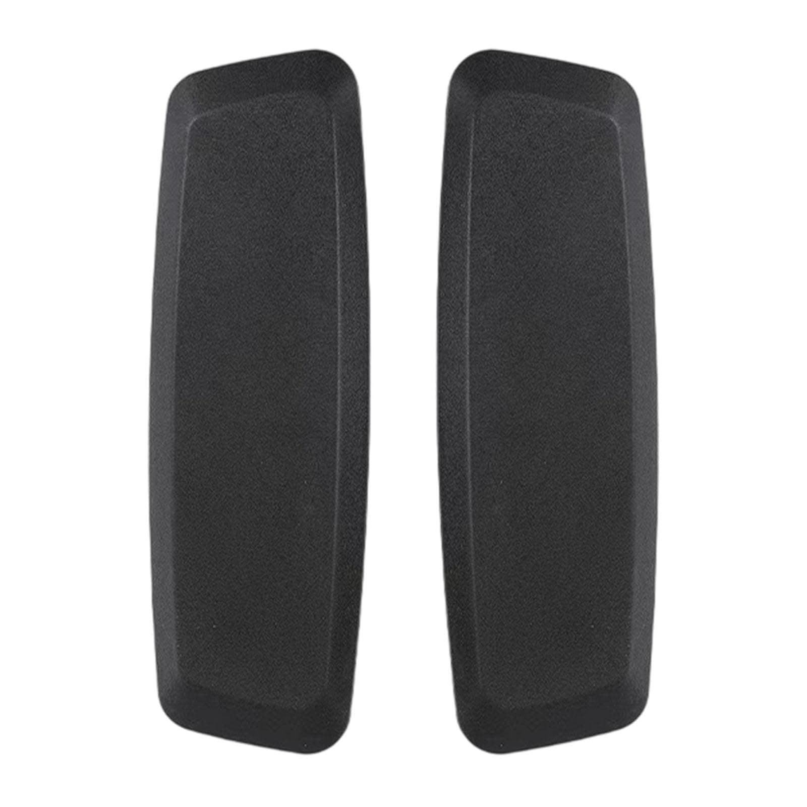 Milageto 2 Pieces Office Chair Armrest Arm Pads PU Leather Universal Easy Installation Comfortable Replace Parts Office Chair Arm Rest, Style B