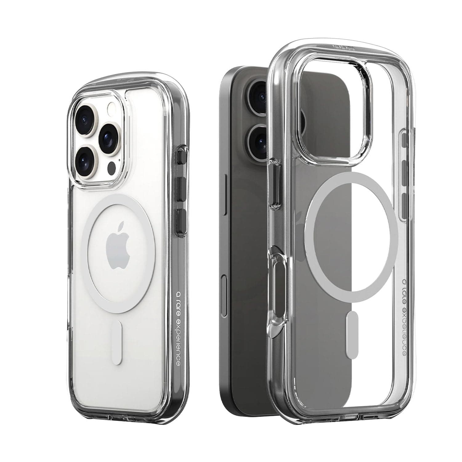 Araree AR27144i16PR iPhone 16 Pro Case, US Military MIL Standard DUPLE M AIR [4 Side Air Cap, Impact Resistant, Heavy Duty, Compatible with Magsafe] iPhone Protective Cover, Light Gray