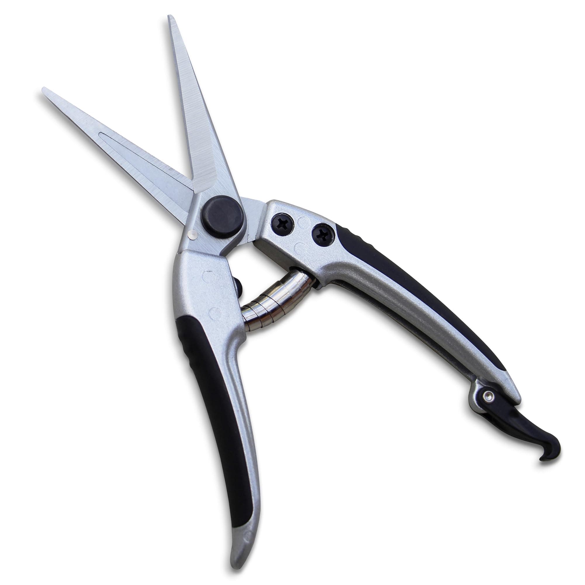 TABOR TOOLS K18A Pruning Shears with Straight Japanese Style Blades, Florist Scissors, Multi-Tasking Garden Snips for Arranging Flowers, Trimming Plants and Harvesting Herbs, Fruits or Vegetables.
