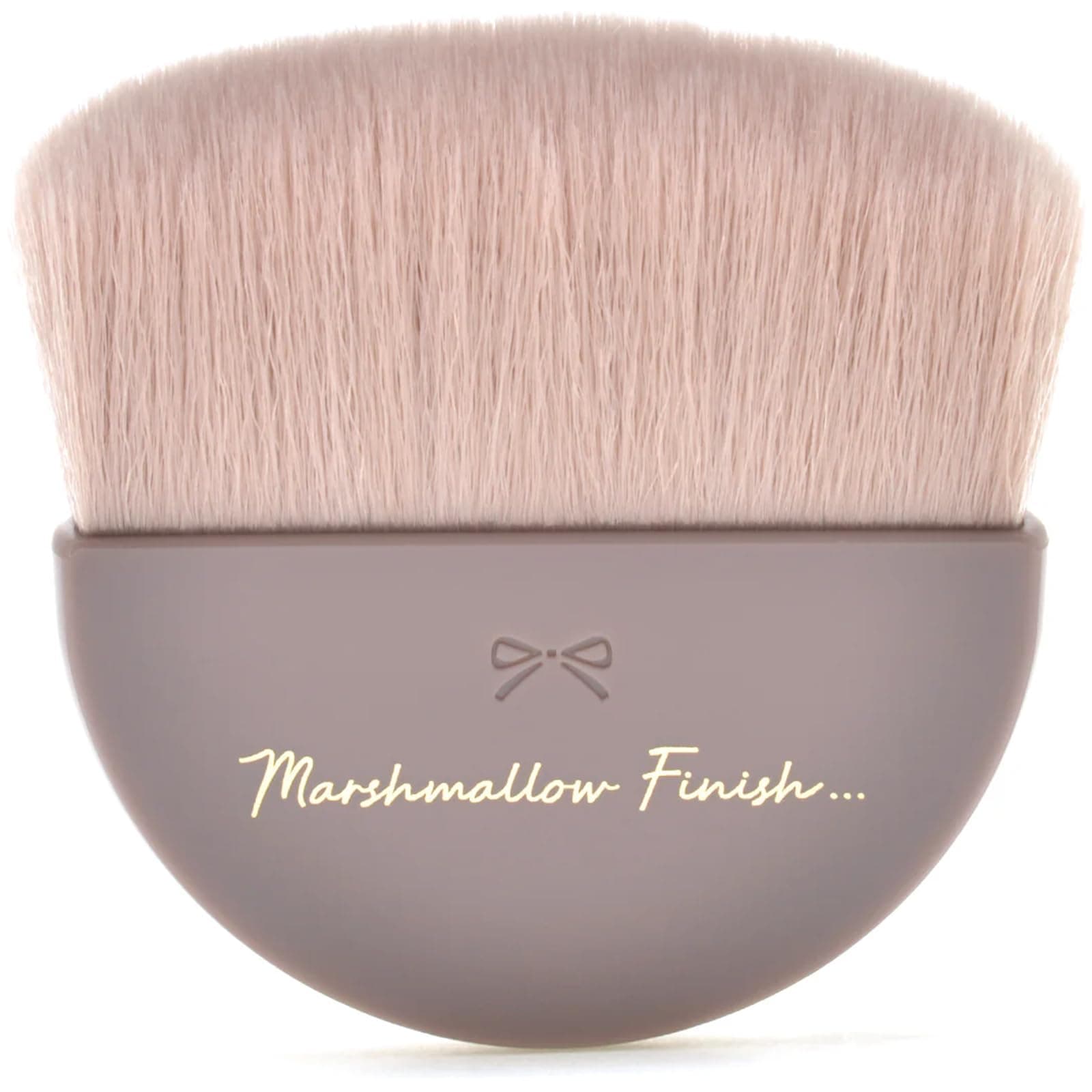 Canmake Marshmallow Finish Powder Brush Round Brush Matte Skin Finish Brown 1 Piece (x1)