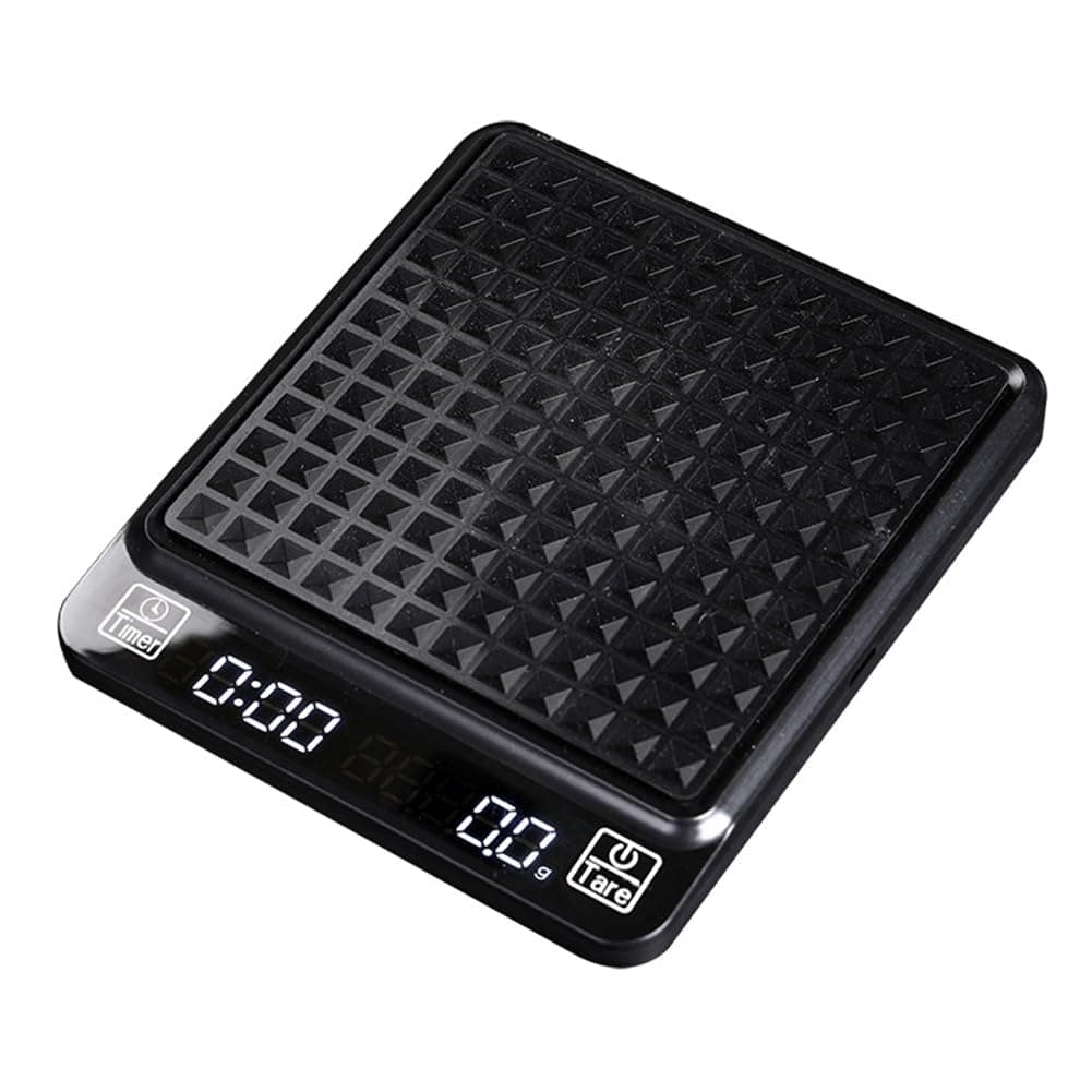 pizarra Digital Coffee Scale with Timer, Scale Timing Rechargeable Coffee Scale for Pour Over and Drip Coffee, 3kg/0.1g