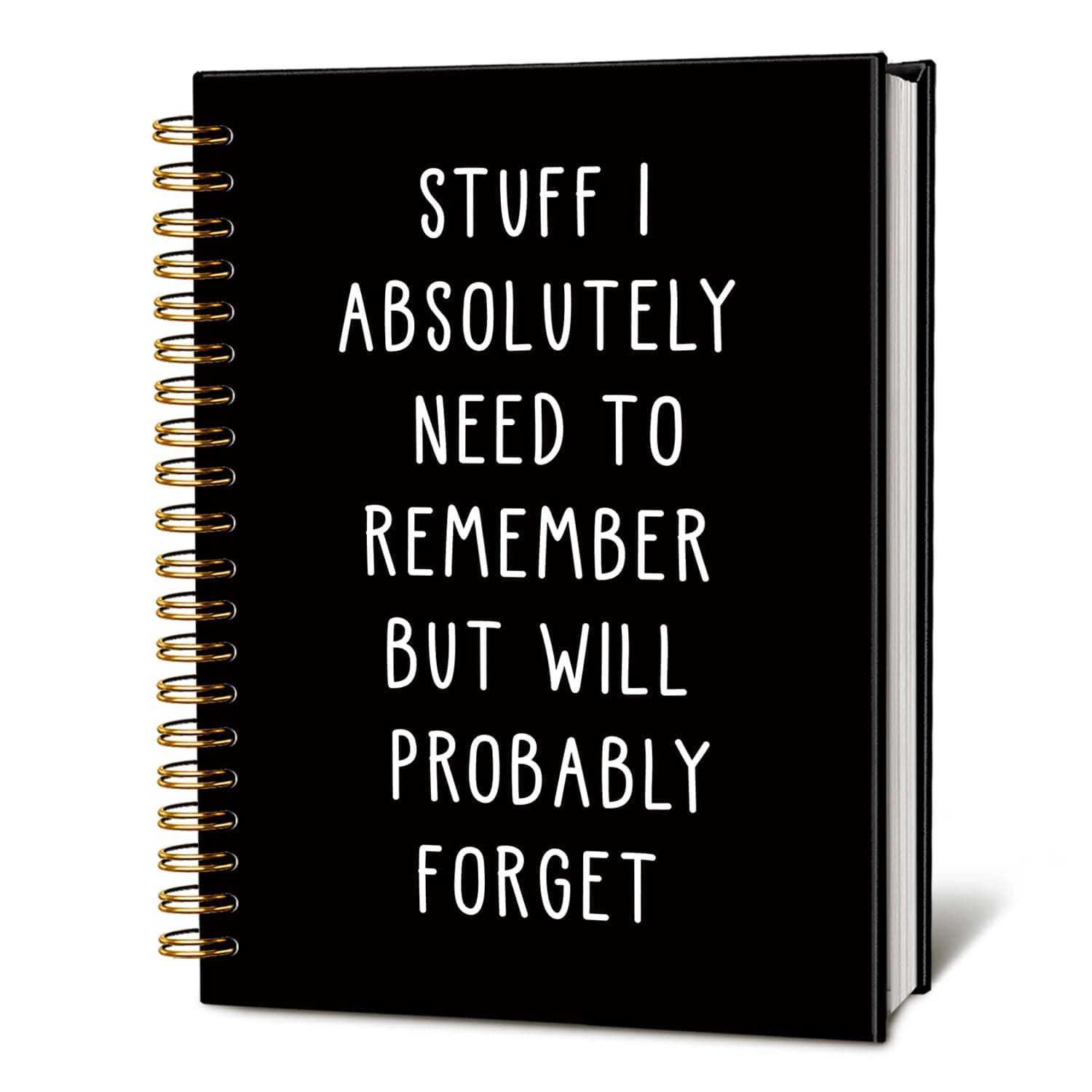 LIANGW Funny Notebooks for Work, Funny Work Gifts for Coworkers & Boss, Coworker Office Gifts for Men Women, Fun Spiral Notebooks Journals for Writing, Funny Office Supplies 5.5x8.3 Inch