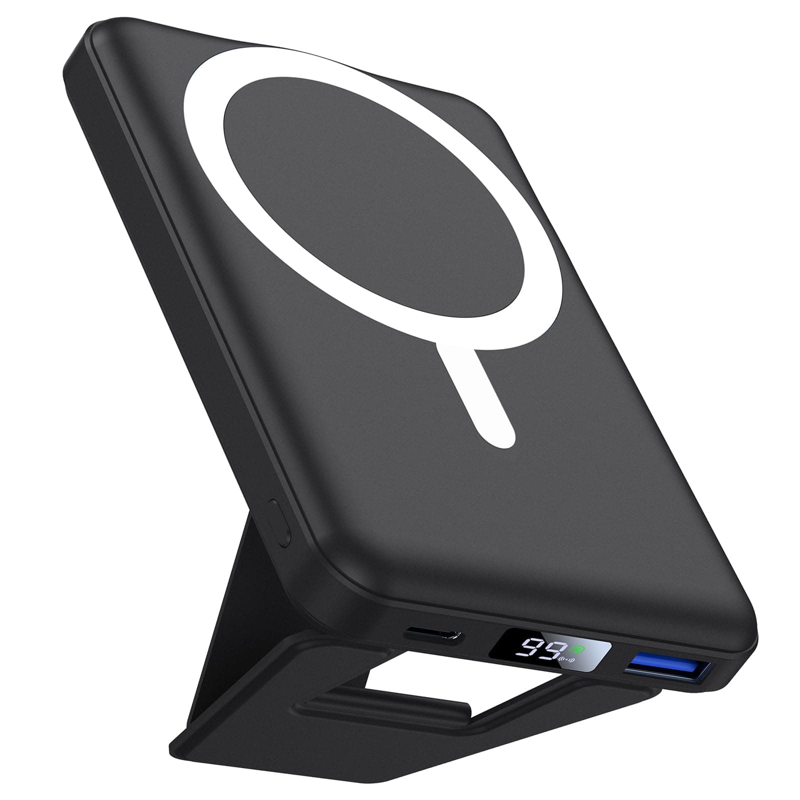 AOGUERBE Magnetic Power Bank 10000mAh, for MagSafe Portable Charger