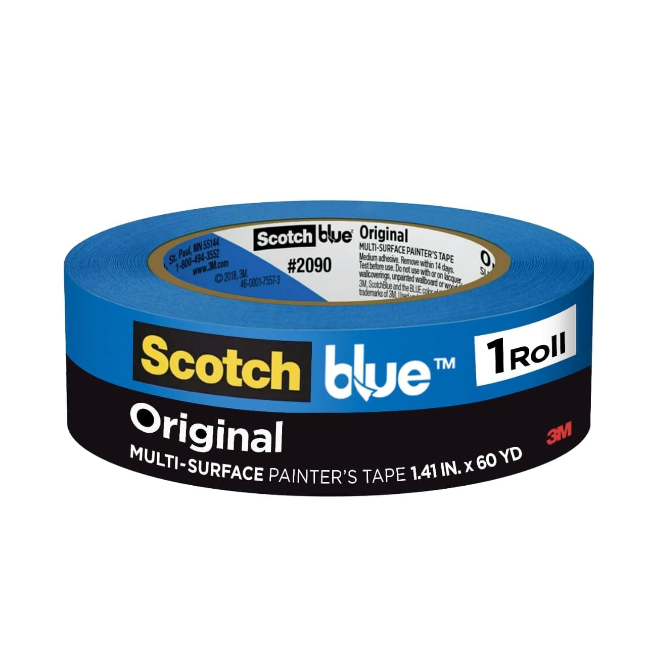 ScotchBlue Original Painter's Tape, Multi-Surface, 36 mm - 2090