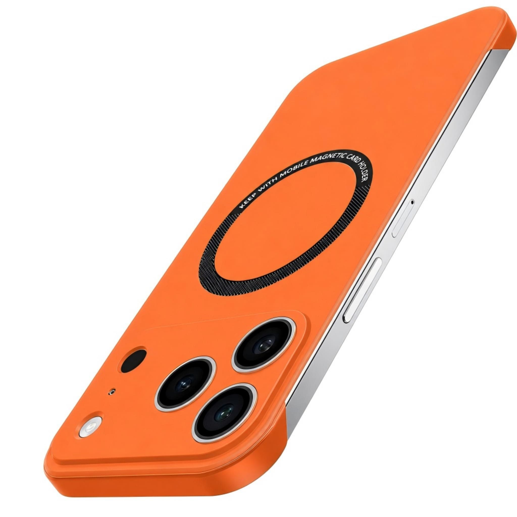 Doulings Magnetic Frameless Series Designed for iPhone 16 Pro,Orange