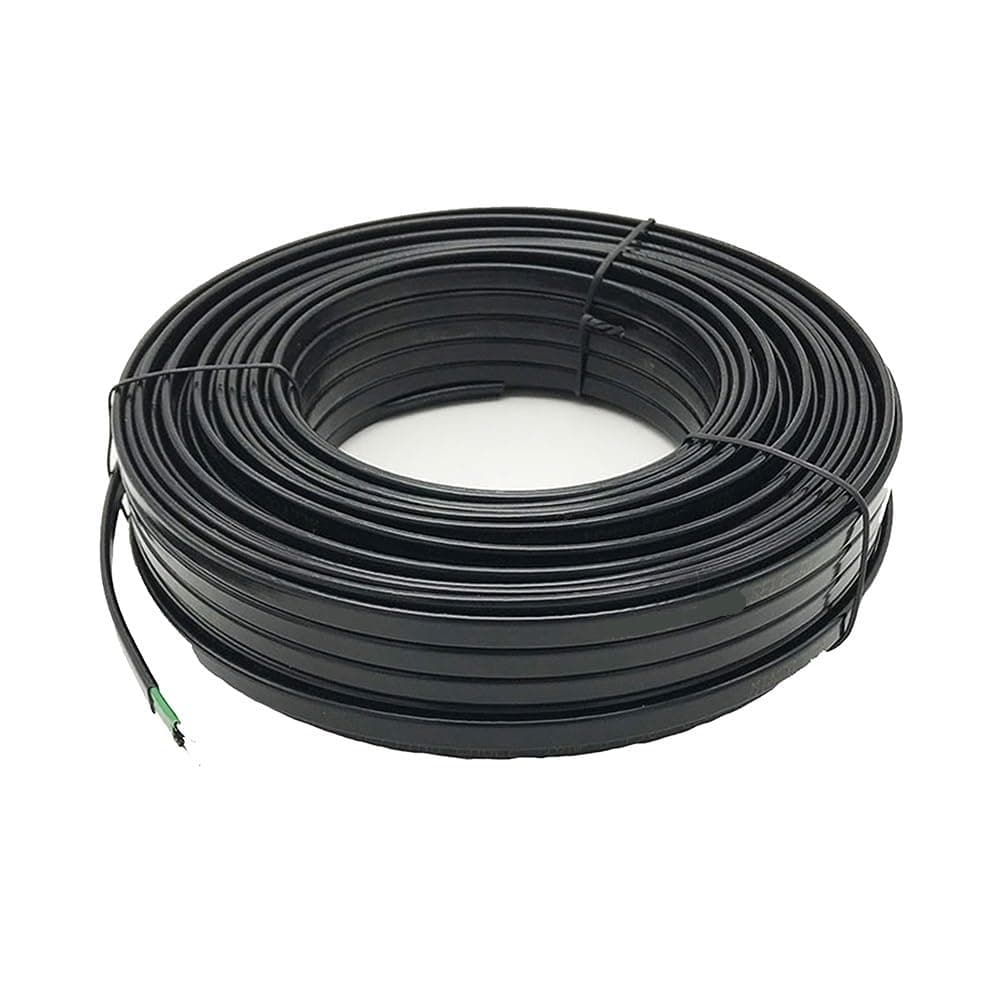 12V 24V 110V 220V Water Pipe Anti-Freeze Frost Protection Heating Cable for Roof Self Regulating Electric Heater Wire(110V*15m)