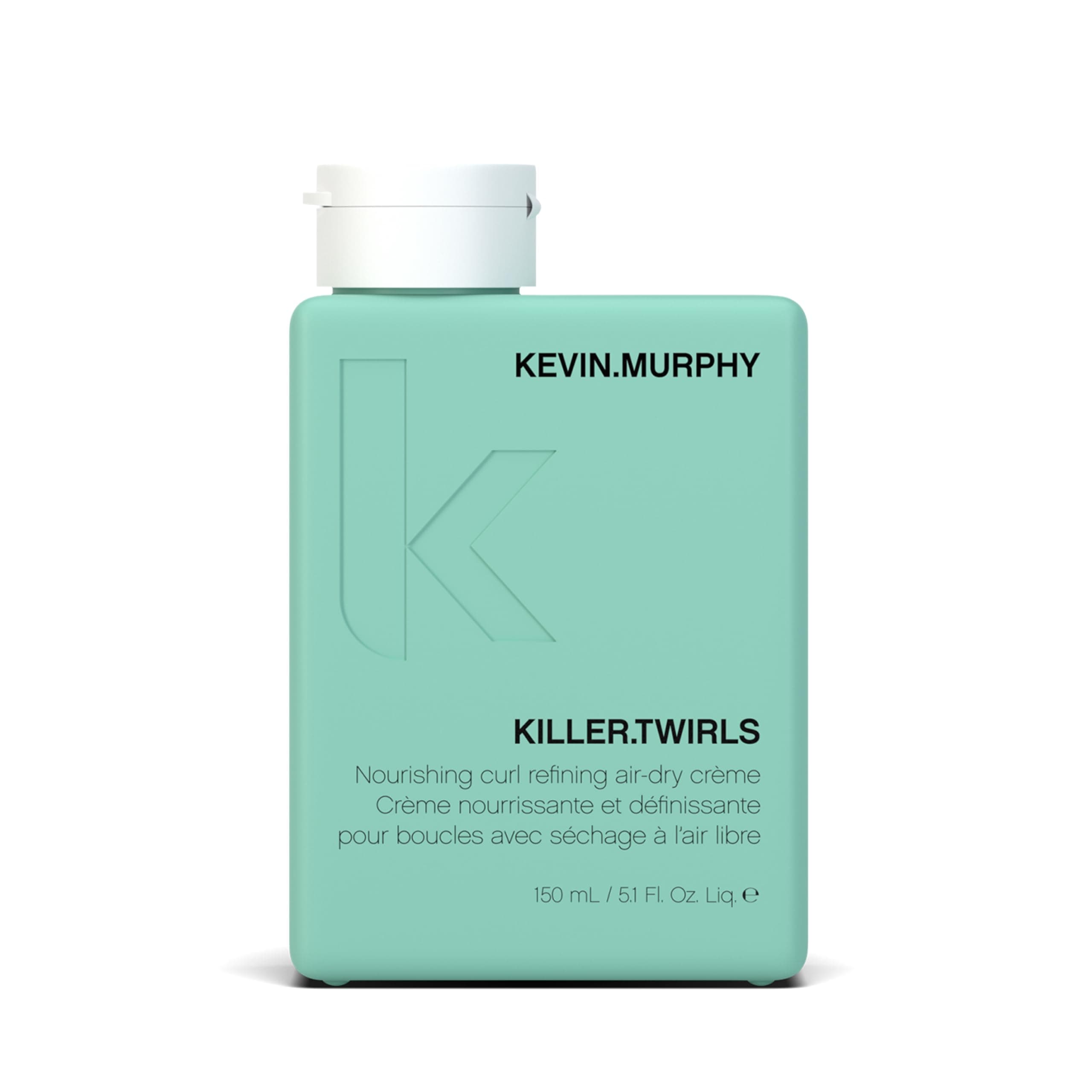 KEVIN.MURPHY KILLER.TWIRLS Leave-In Curl Defining Air-Dry Creme, Hydrating and Humidity Protection, 150 mL