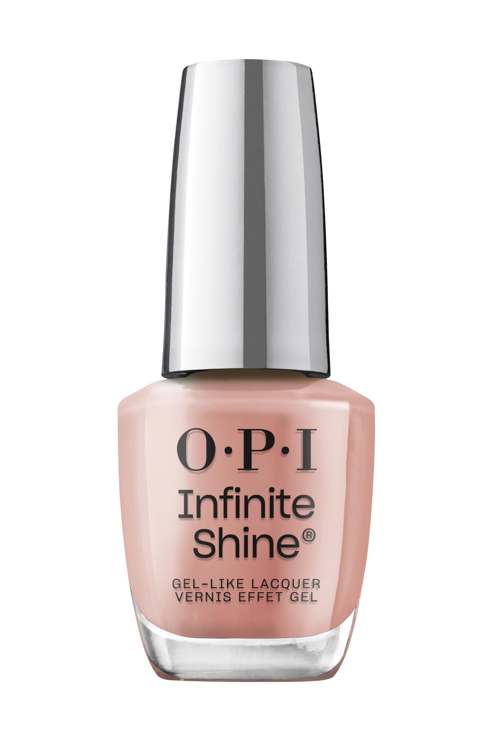 OPI Infinite Shine Barefoot in Barcelona | Opaque Dark Brown Crème Long Wear Gel Like Nail Polish | Vegan, Long Lasting, Streak Free