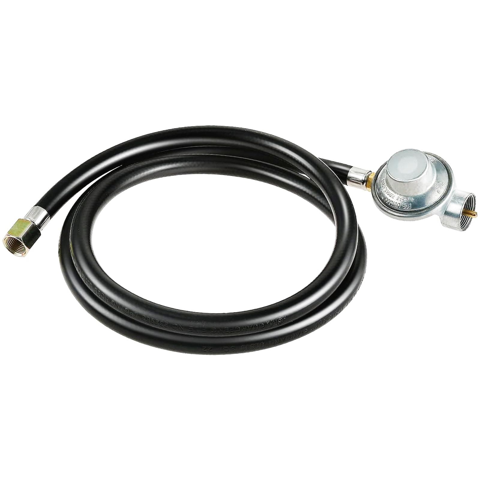 MOOTVGOO 1LB Low Pressure Propane Regulator with 5FT Extension Hose