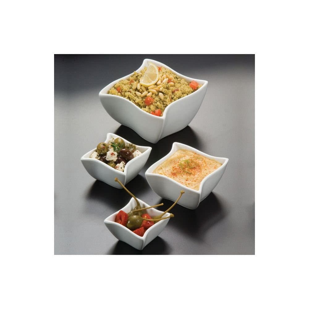American Metalcraft (SQVY4) 14.4 oz Squavy Condiment Porcelain Bowl