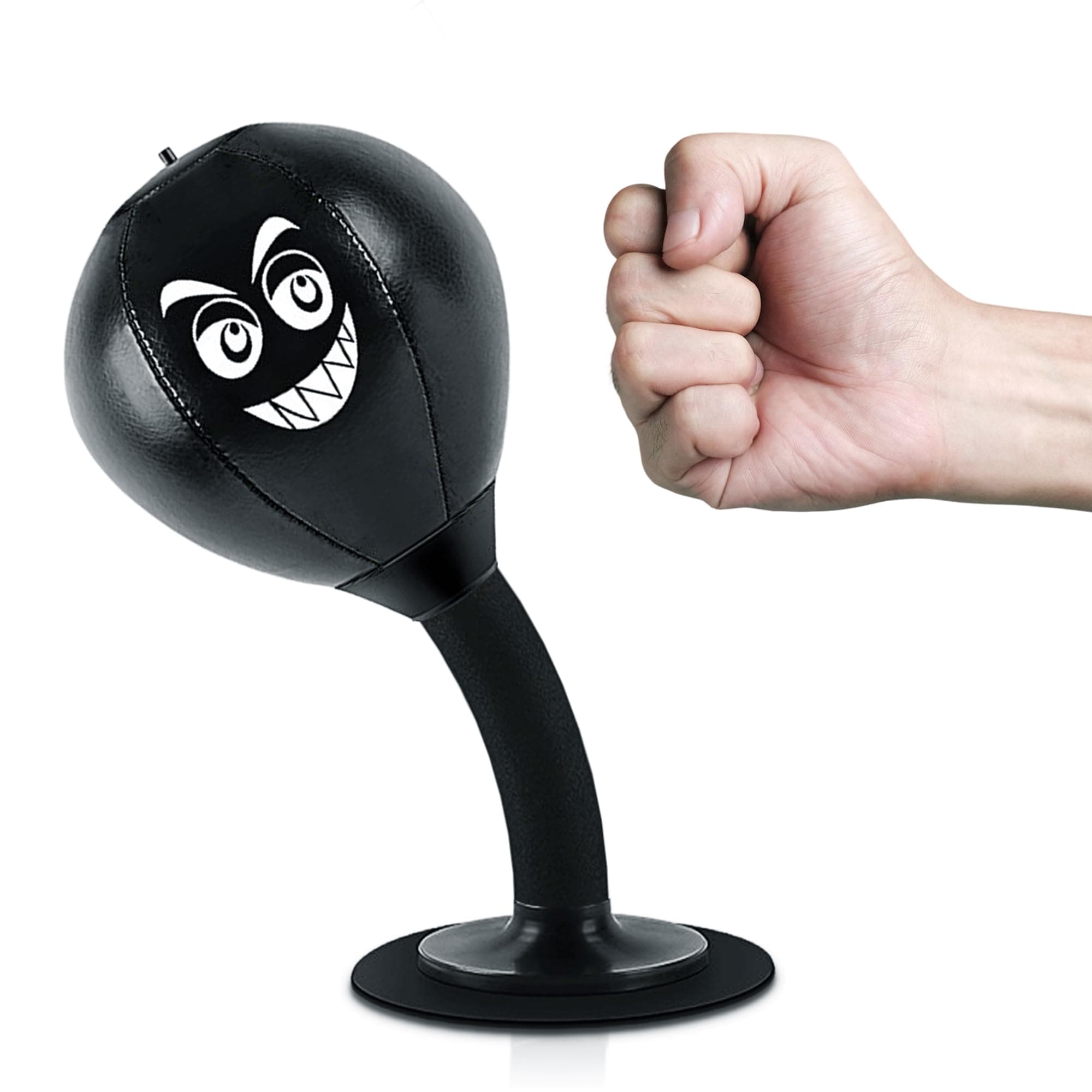 Desktop Punching Bag Stress Buster with Suction Cup for Office Table and Counters Strong Suction Punch Ball Funny Toys for Kids Coworkers and Friends