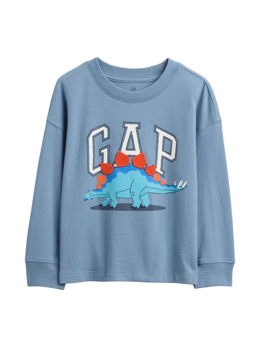 GAP Baby Boys Long Sleeve Novelty Graphic Tee Classic Jasper Blue 3YRS