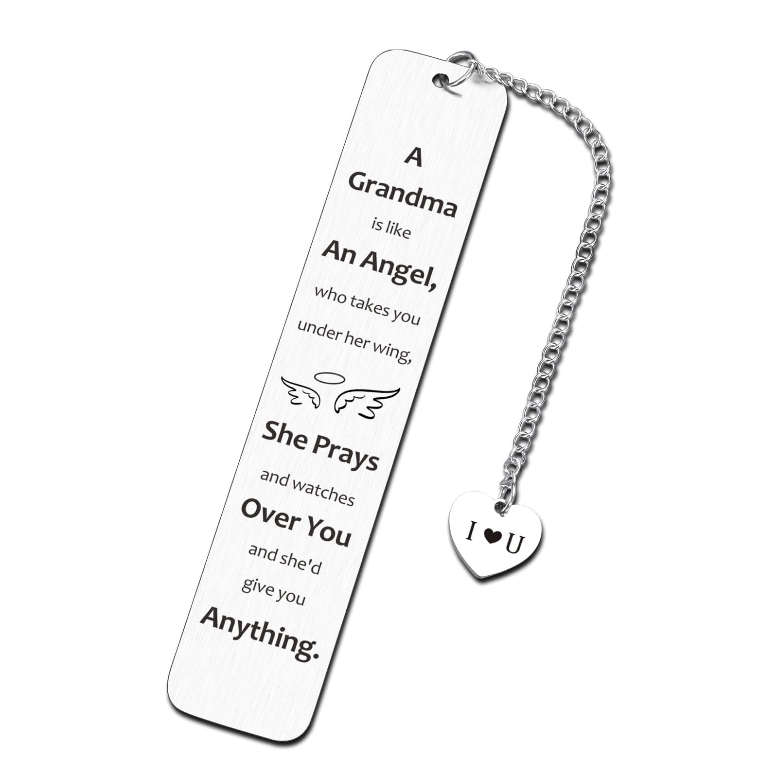 Mothers Day Birthday Gifts for Grandma, Mother's Day Bookmark Gift for Grandmother, Nana Gifts for Mothers Day, Loss of Grandma Sympathy Gifts Bookmarks for Women Book Lovers
