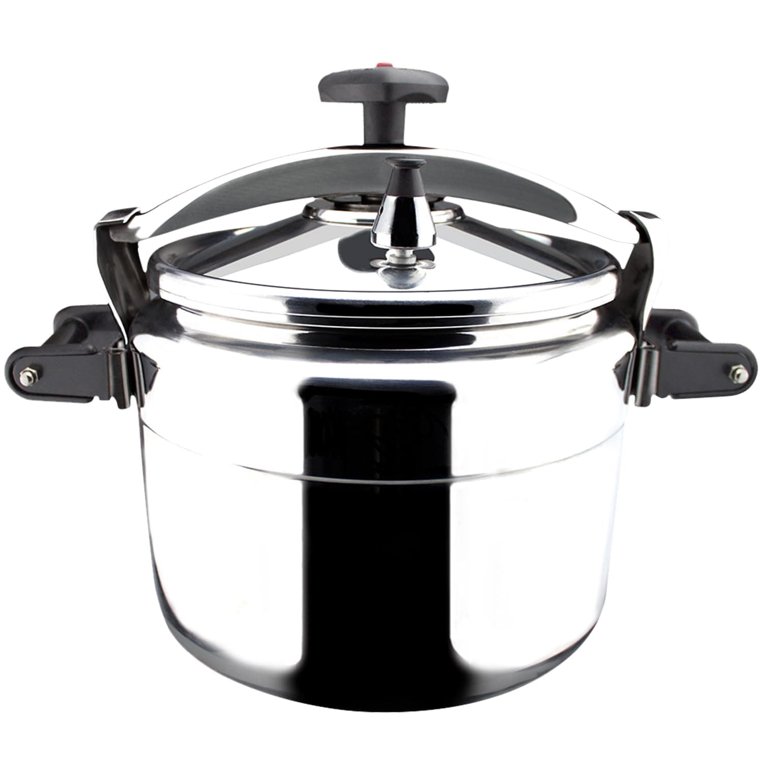 MAGEFESA Chef 15L (16 Qt) Pressure Cooker – Aluminum Body, Stainless Steel Lid, Thermodiffusion Base, 3 Safety Systems – Ideal for Canning & Bulk Cooking