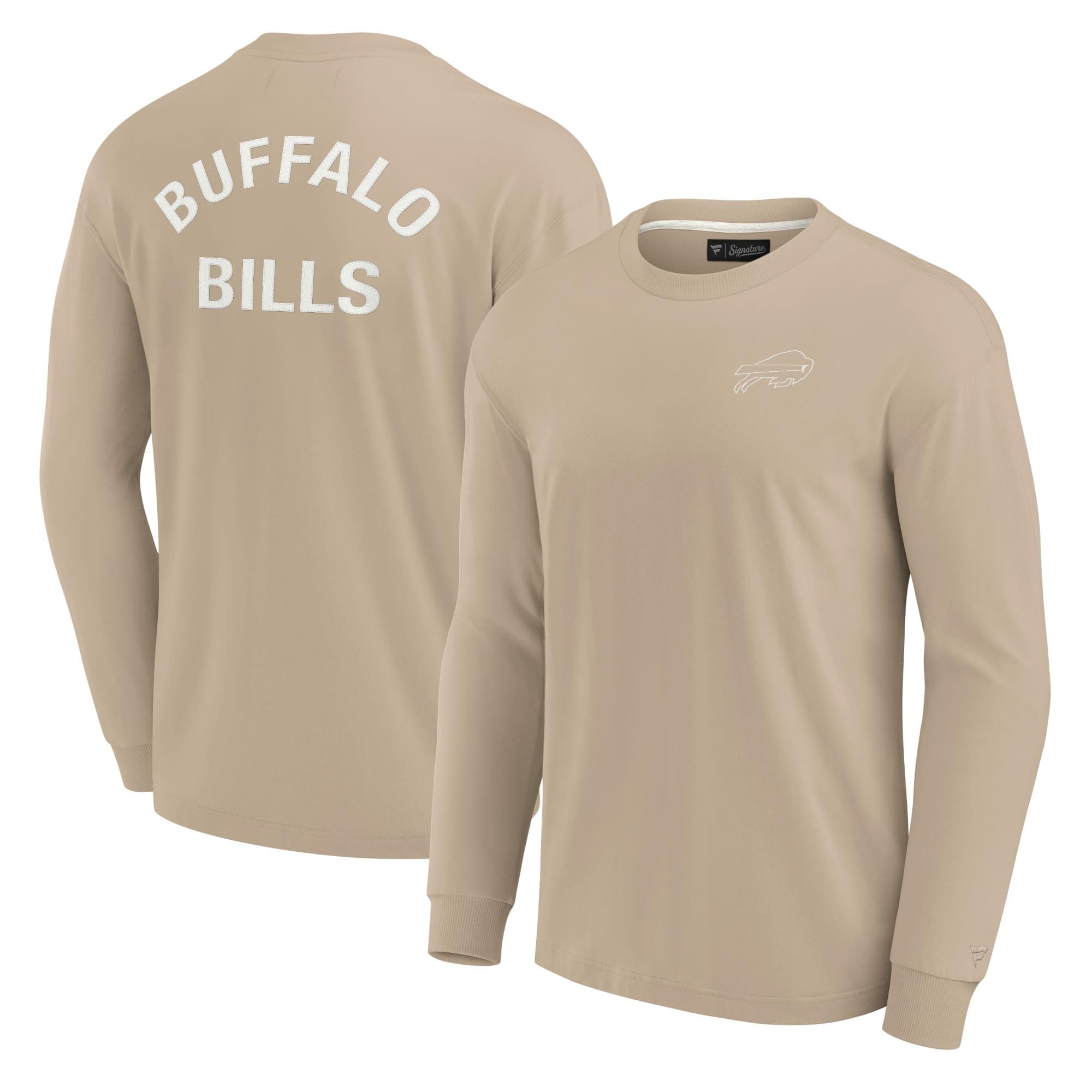 Fanatics Unisex Khaki Buffalo Bills Elements Super Soft Long Sleeve T-Shirt