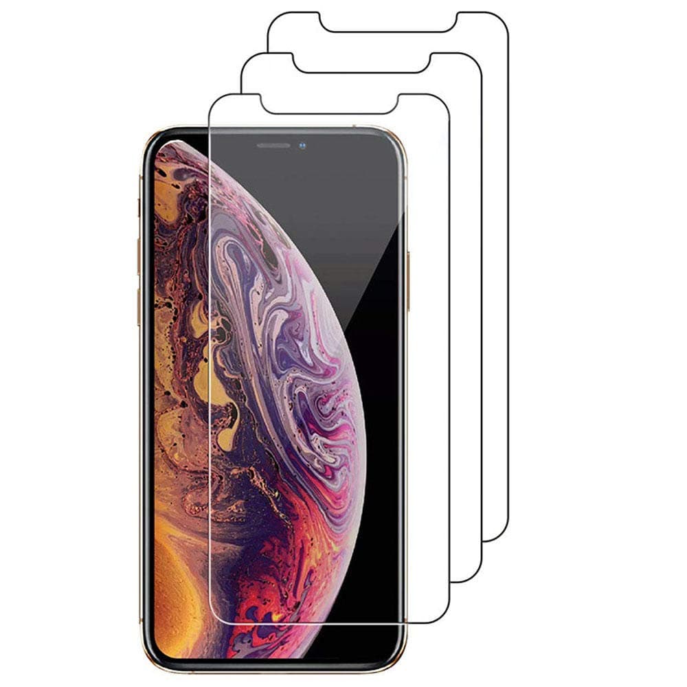 3pcs Tempered Glass, For iPhone 12 Mini X Xs Xr 11 Pro Max 7 8 Plus SE 2020 Screen Protector-For iPhone 11Pro MAX