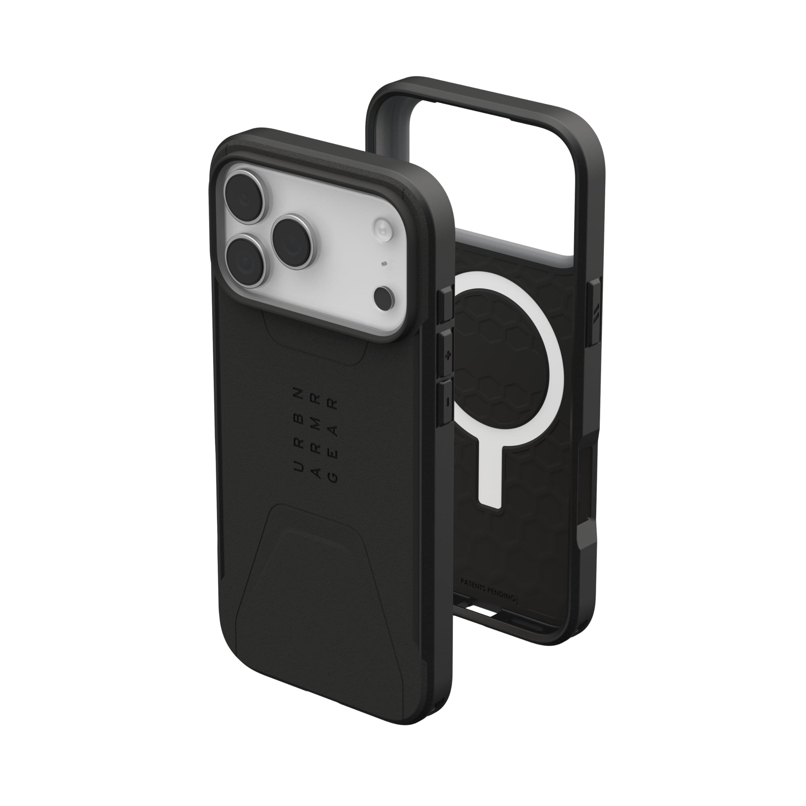 URBAN ARMOR GEAR UAG Designed for iPhone 17 Pro Max Case Civilian - Compatible with MagSafe Military Grade Protective Cover, Black