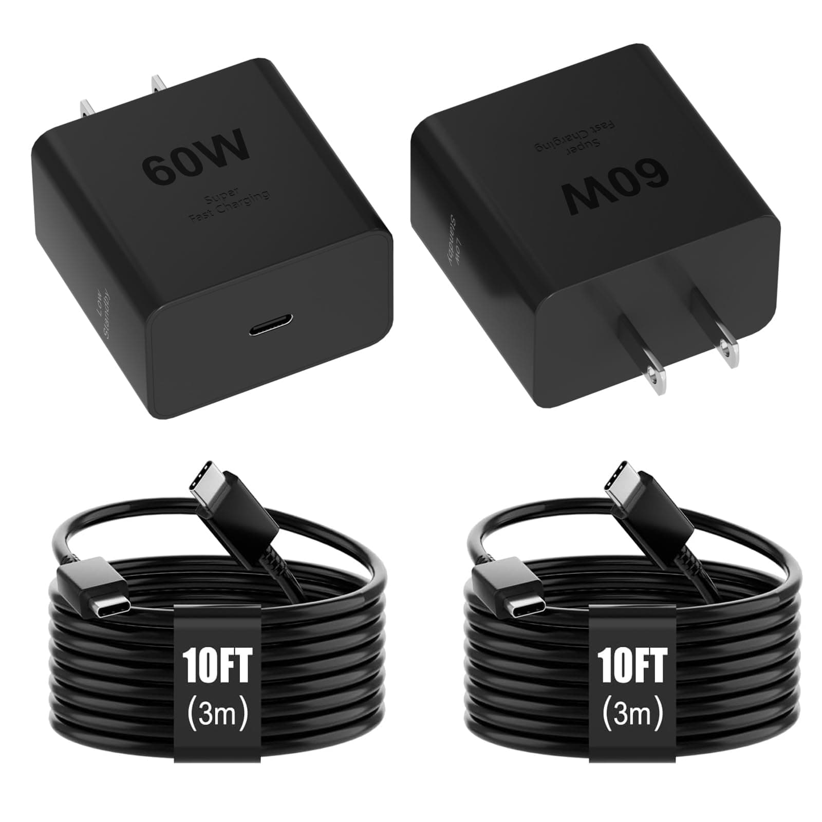 KTHall 60W USB C Fast Charging Block Type C Wall Plug Charging Brick