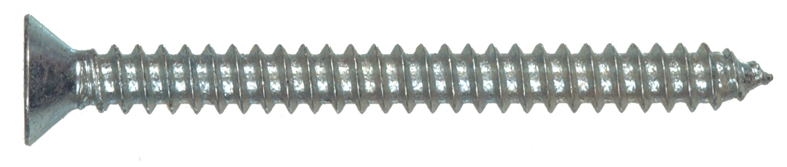The Hillman Group 80183 8-Inch x 3/4-Inch Flat Head Phillips Sheet Metal Screw, 100-Pack