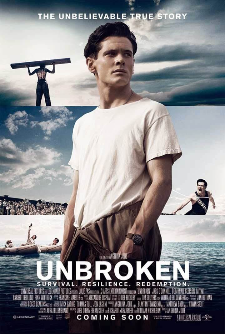Movie Poster UNBROKEN 2 Sided ORIGINAL INTL FINAL Version B 27x40 JACK O'CONNELL