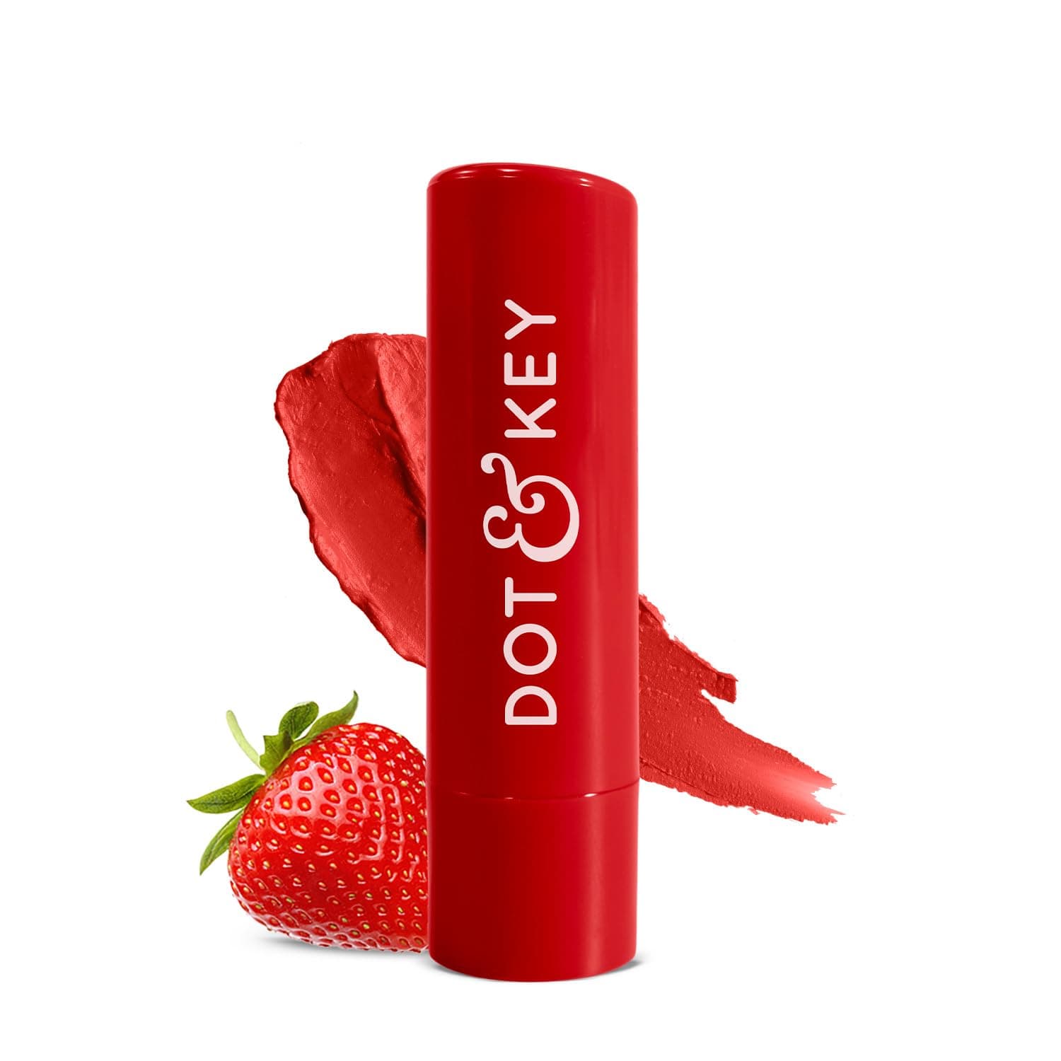 Dot & Key Lip Balm SPF 50 | Strawberry Red Tinted | 4.5 gm