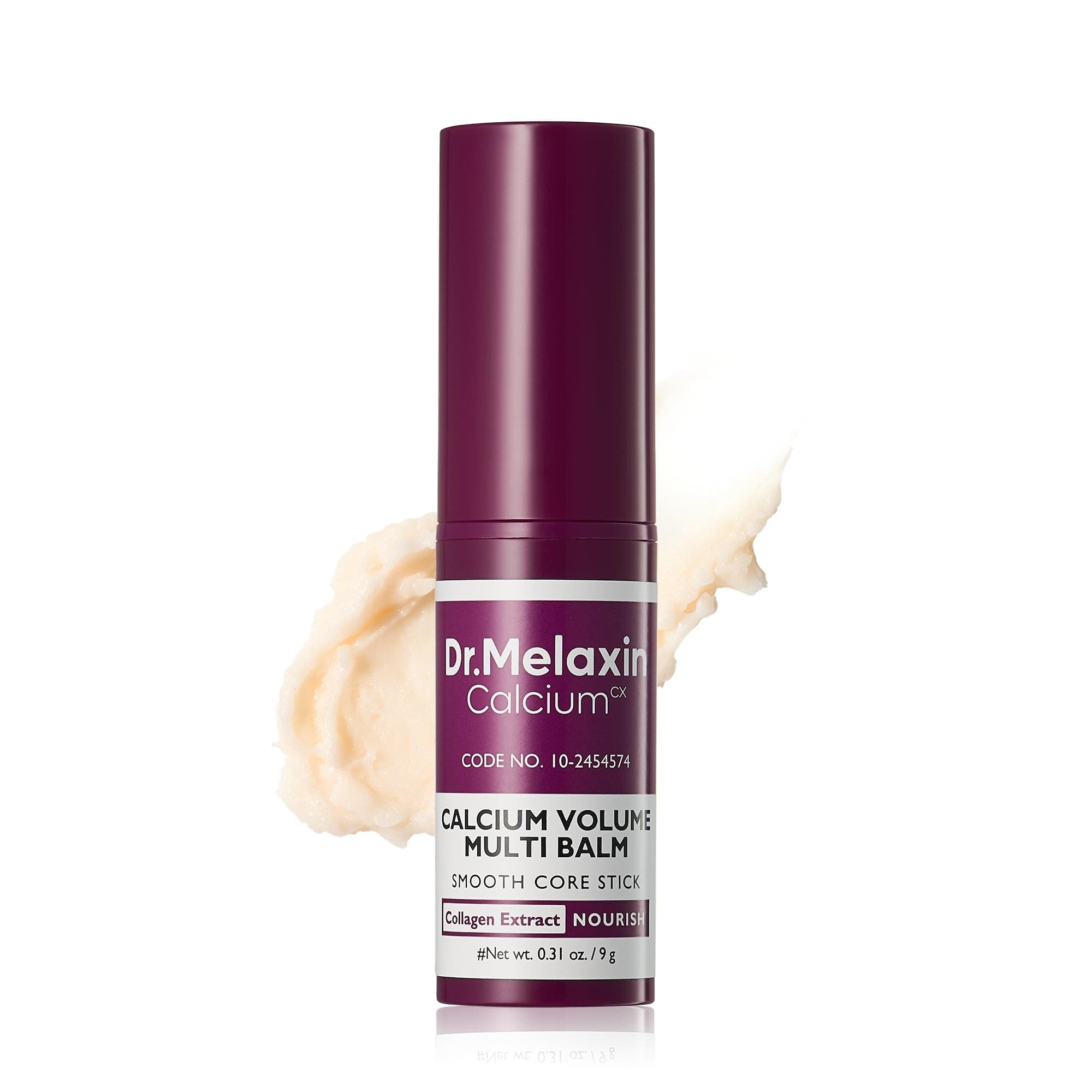 Dr.Melaxin Collagen Multi Balm Stick, Calcium & Adenosine Wrinkle Stick for Eye Neck & Face, Collagen Stick for Firming Sagging Skin, Neck Cream Eye Cream Balm, Korean Skin Care, 0.31 oz 9g