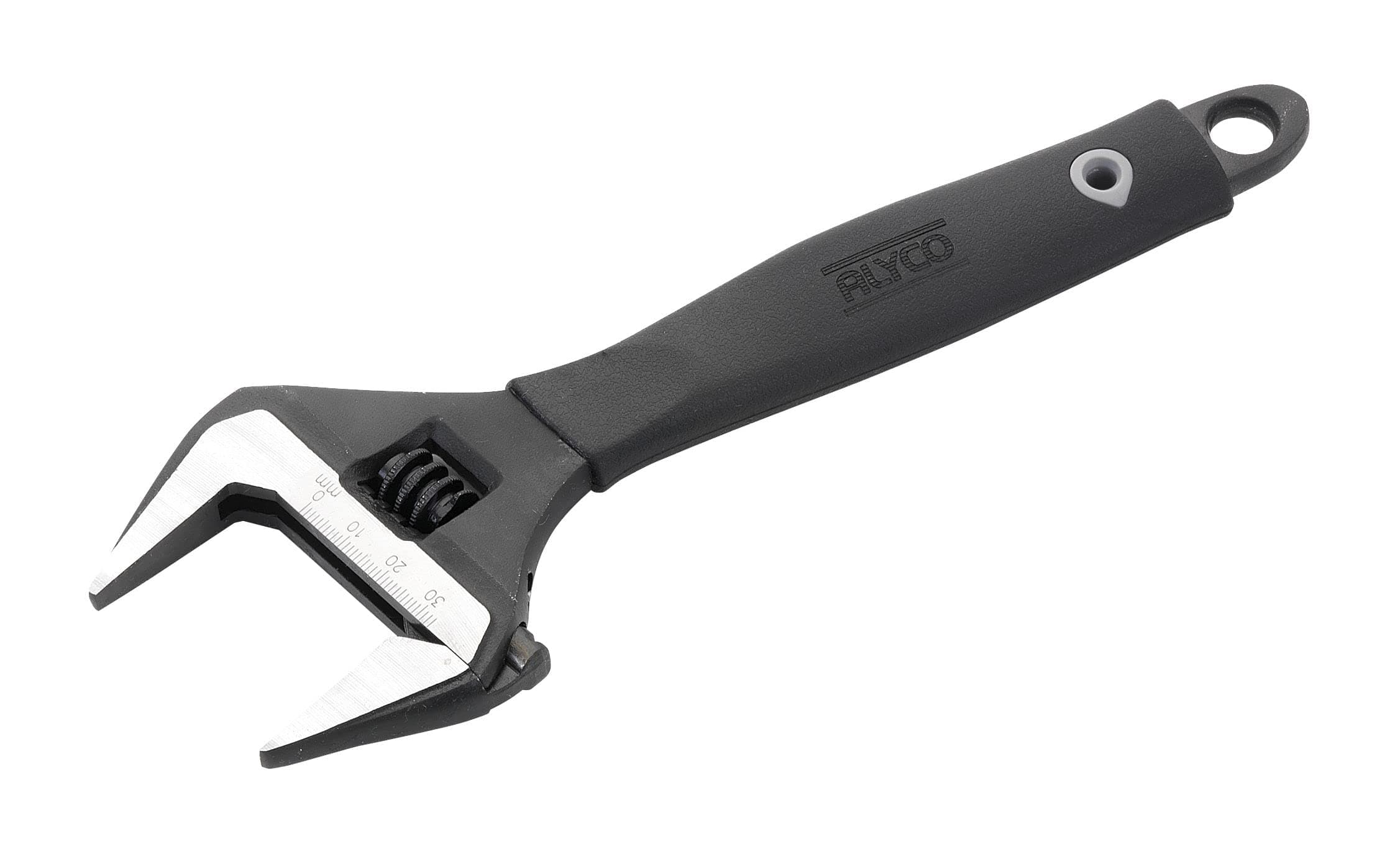 alyco 172282 Adjustable Wrench Knurl Central, 250 mm