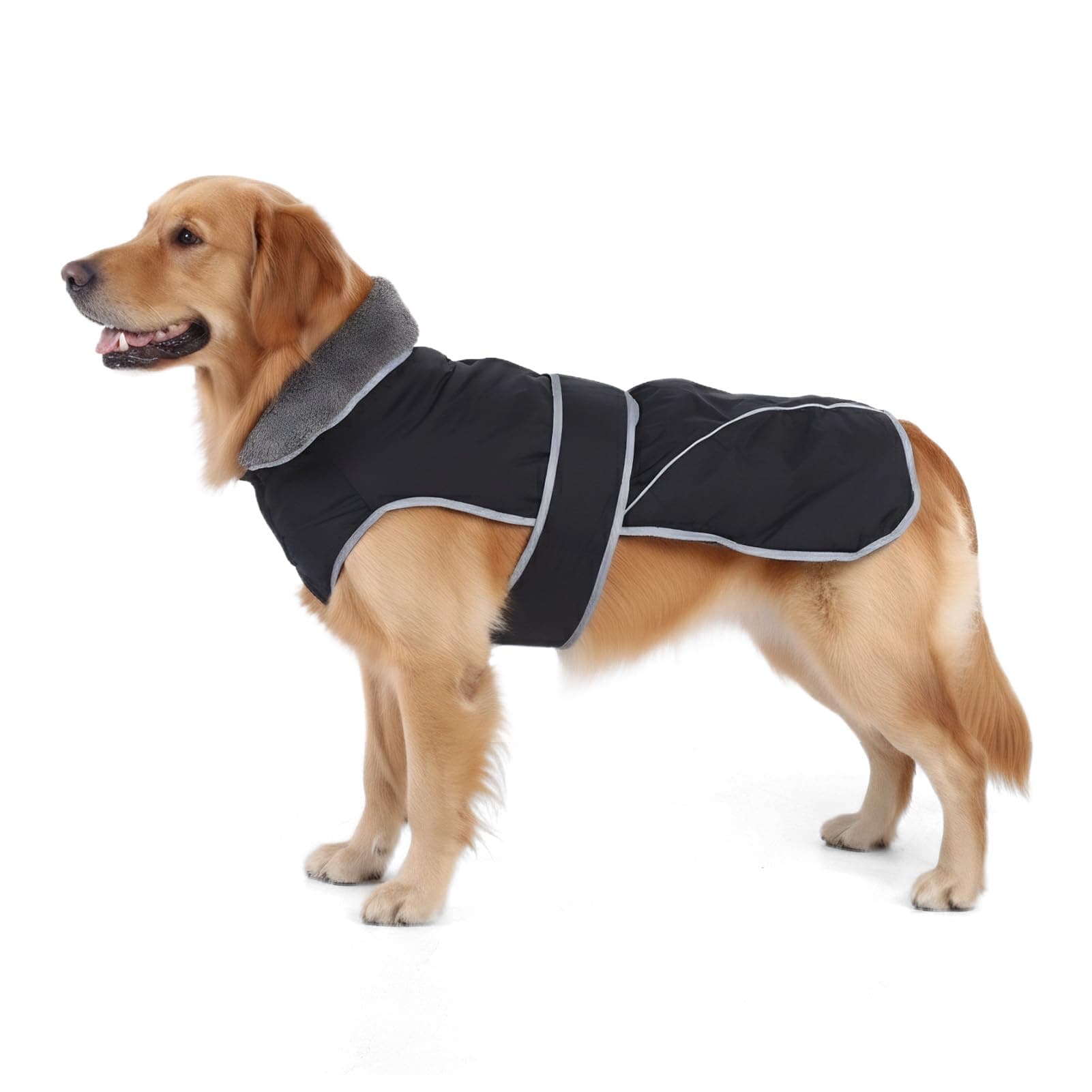 Warm Dog Coat Winter Water Proof Reflective Pet Snow Jacket with Turtleneck for Outdoor (XX-Large)