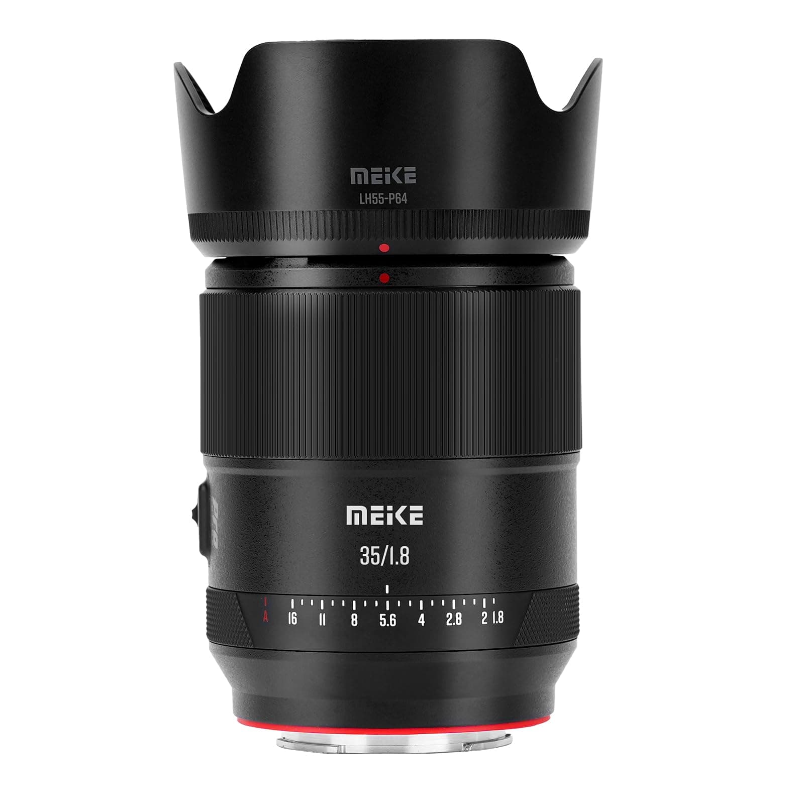Meike 35mm F1.8 Pro Wide Angle Lens with Auto Focus STM Full Frame High Resolution 8K Portrait Prime Lens Lens Compatible with Sony E Mount Cameras A7 A7III A7IV A7R