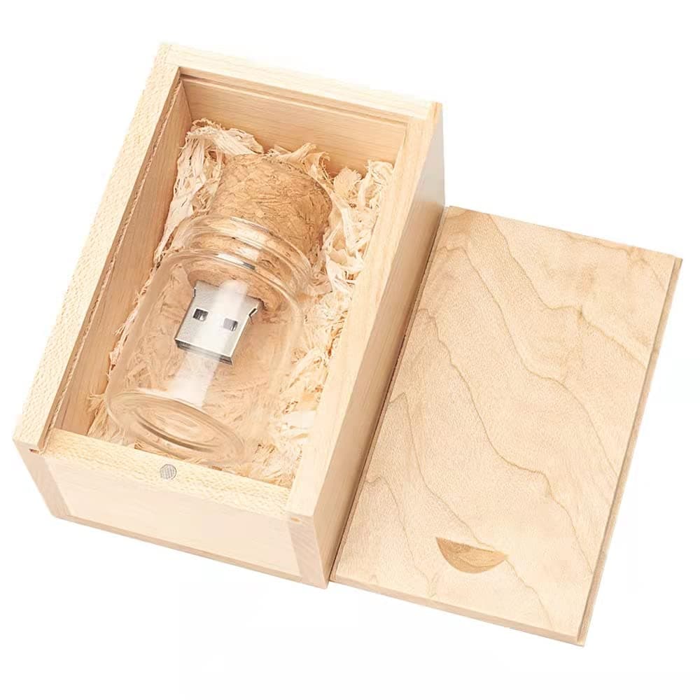 32GB USB Flash Drive Bottle with Box, LEIZHAN USB Memory Stick Pendrive Flash Drive Silicone Gifts for Students, Families and Children (32GB, Bottle with Box)