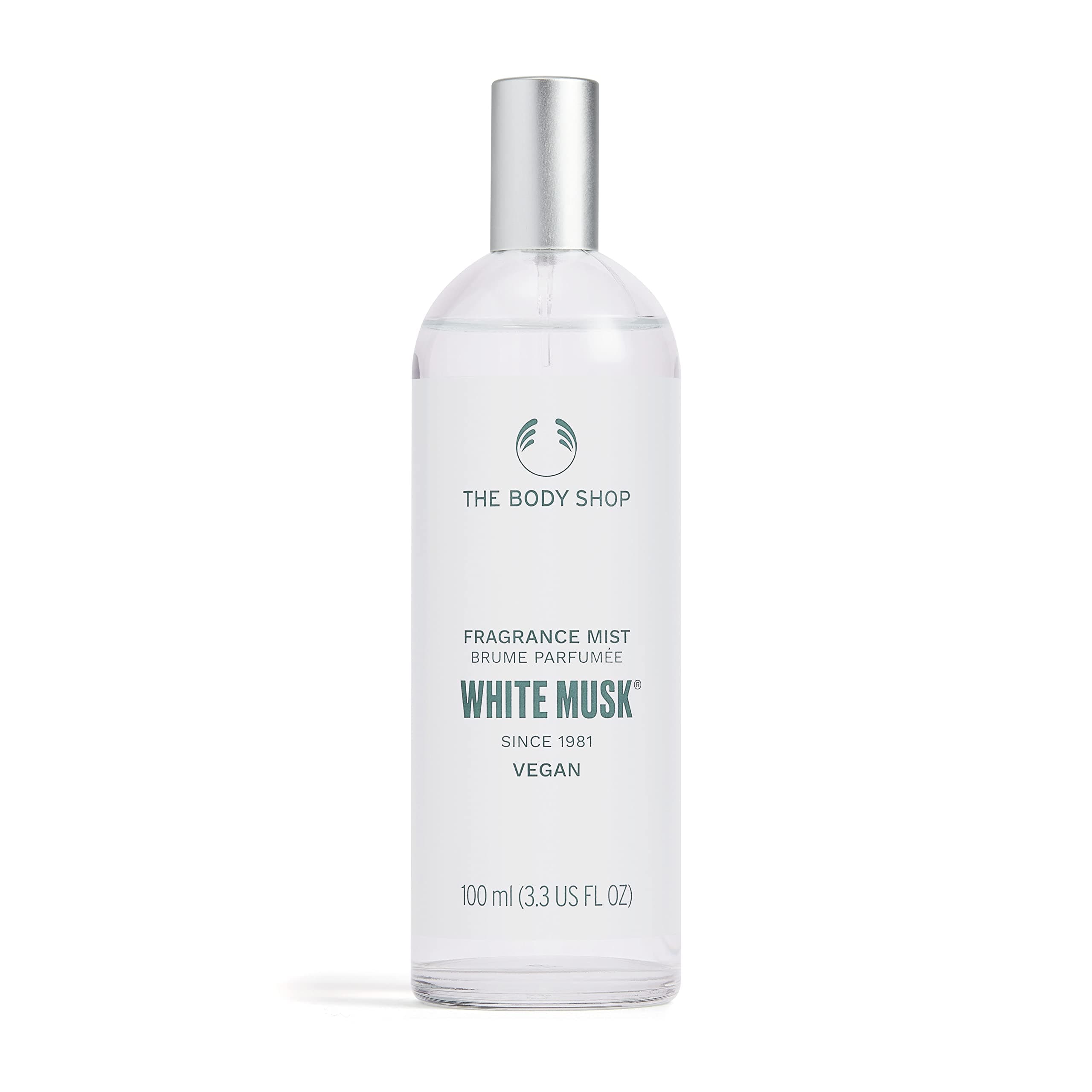The Body Shop White Musk Body Mist 100ml, Light All-Over Fragrance Mist with a Soft Floral Musk Scent, Cruelty-Free Spray with Clean Aldehydes and Jasmine for Everyday Wear