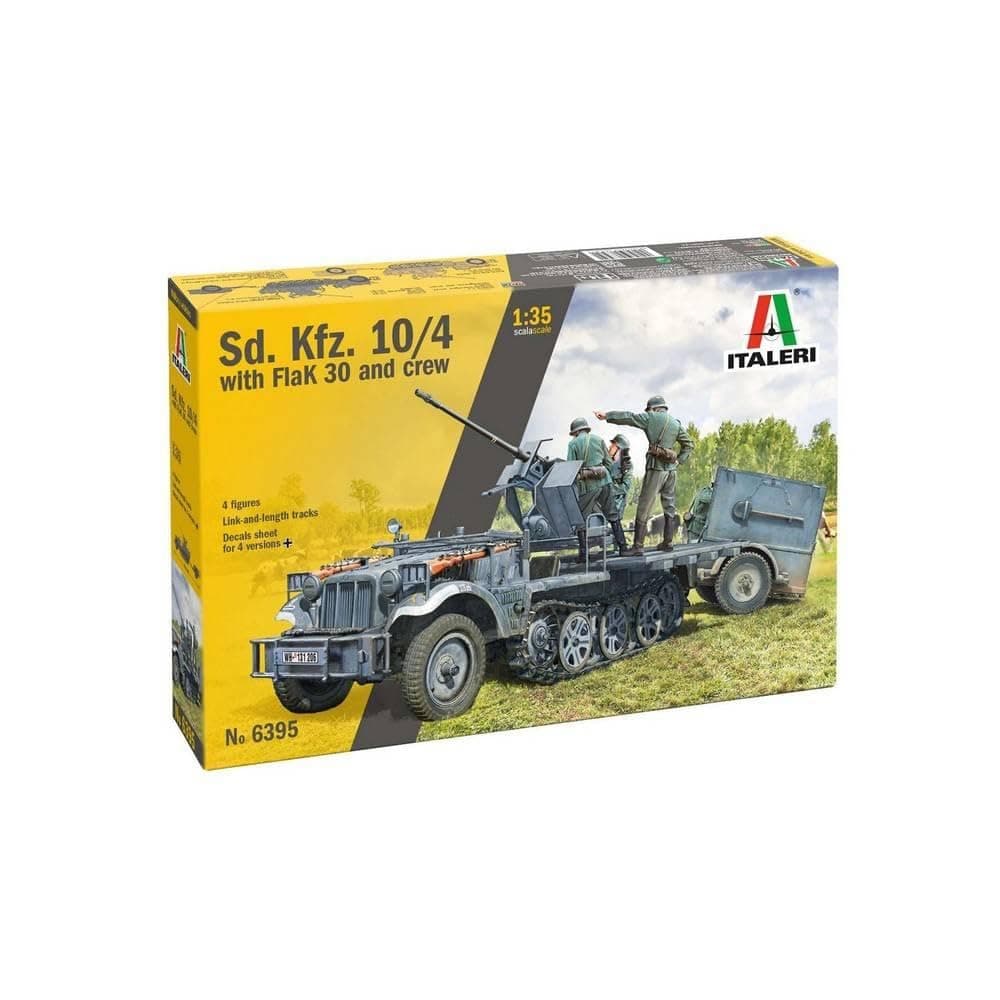 Sd.Kfz.10/4 with FLAK 30 - 1:35 Scale by Italeri
