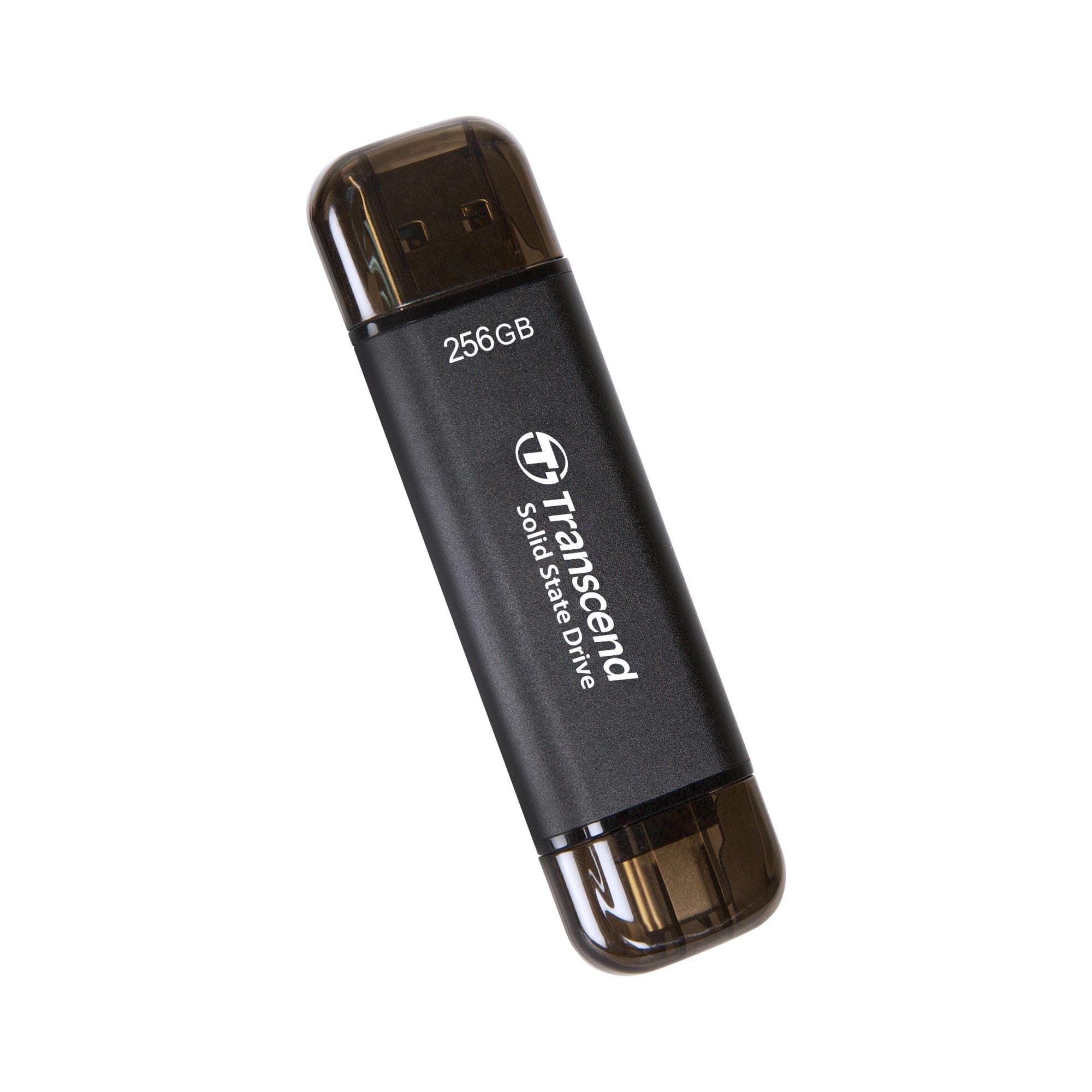 Transcend 256GB Portable SSD, ESD310C, USB 10Gbps with Type-C and Type-A TS256GESD310C