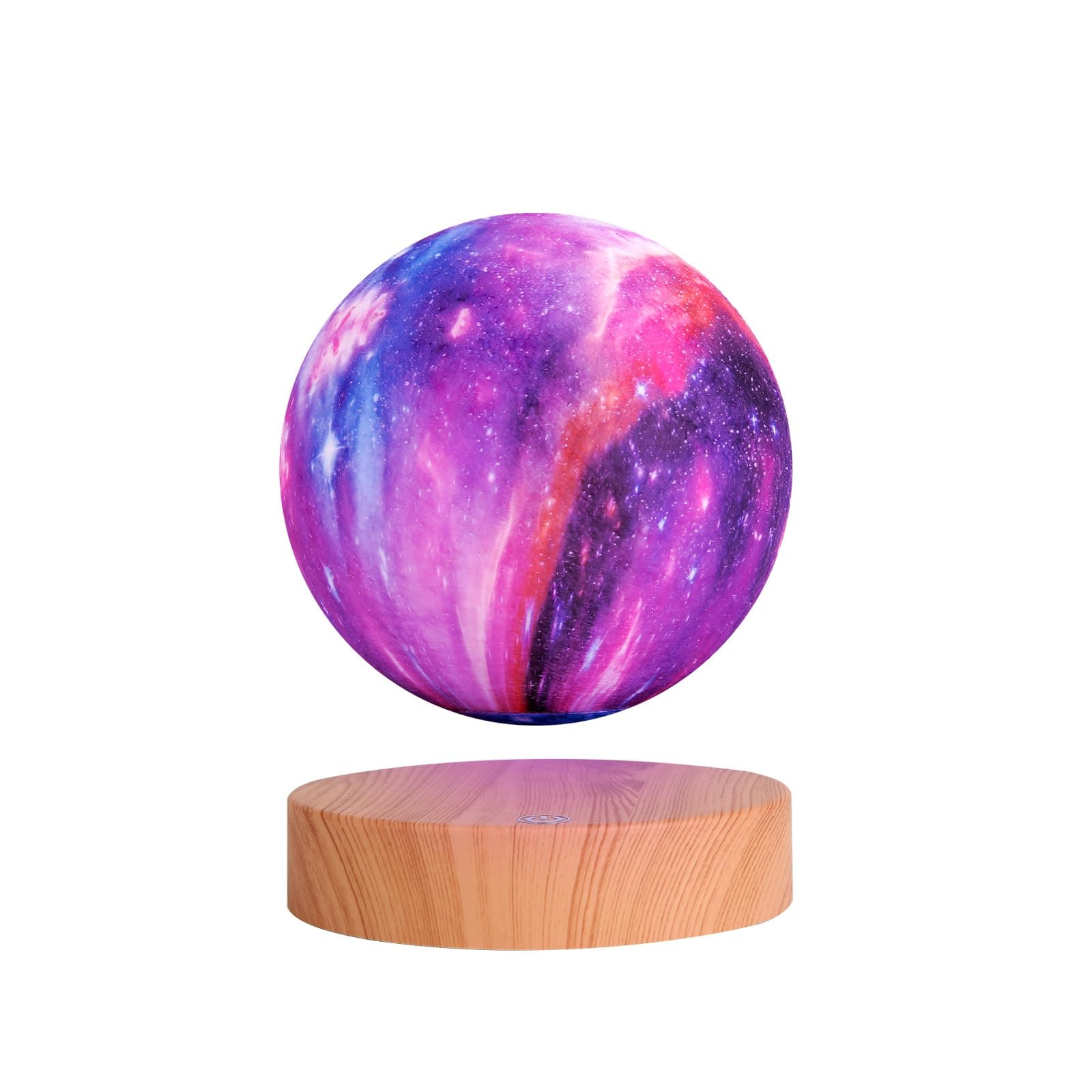 VGAzer Levitating Moon Lamp 5.9 Inch 16 Colors Galaxy Moon Lamp 3D Moon LED Light with Remote Control for Unique Gifts,Room Decor,Night Light,Office Desk Toys