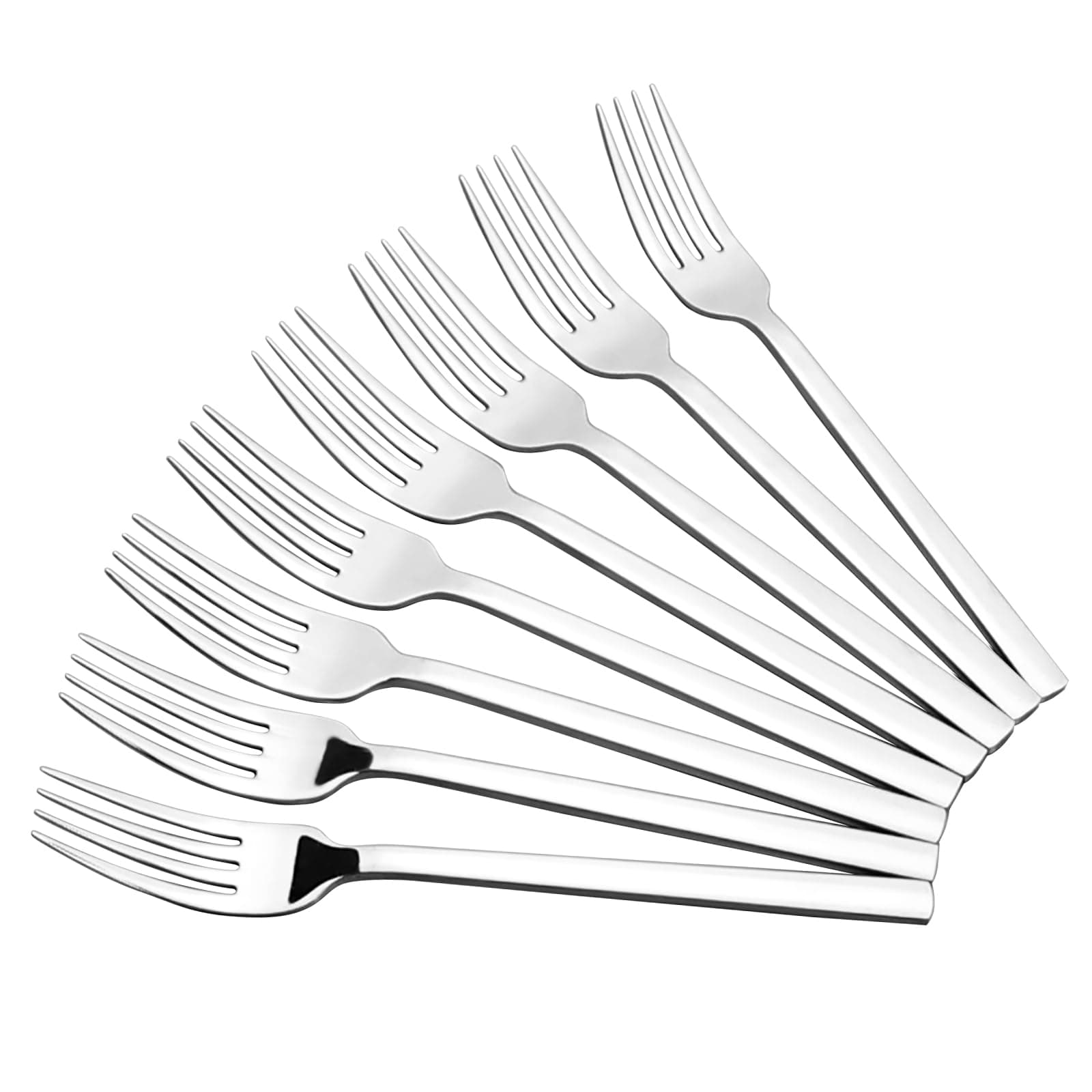 Fabnati 12-Piece Stainless Steel Table Forks - Durable Dinner Fork Set for Home & Party