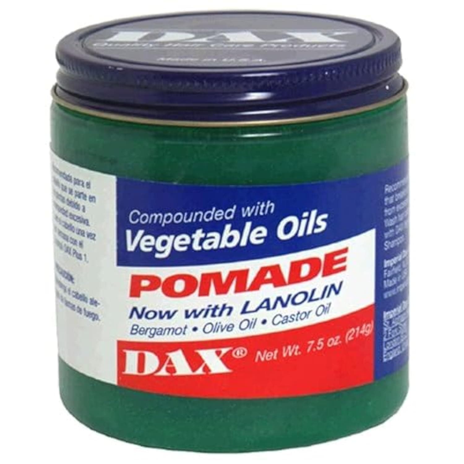Dax Pomade Compounded With Vegetable Oils, 7.5-Ounce Jars (Pack of 6) by DAX