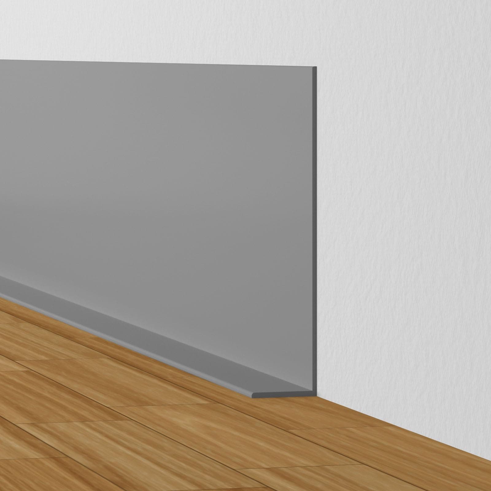 Raycity Vinyl Baseboard Trim, 5 Inch x 40 Feet Peel and Stick Rubber Baseboard Molding Trim, Wall Cove Base Board for Floor