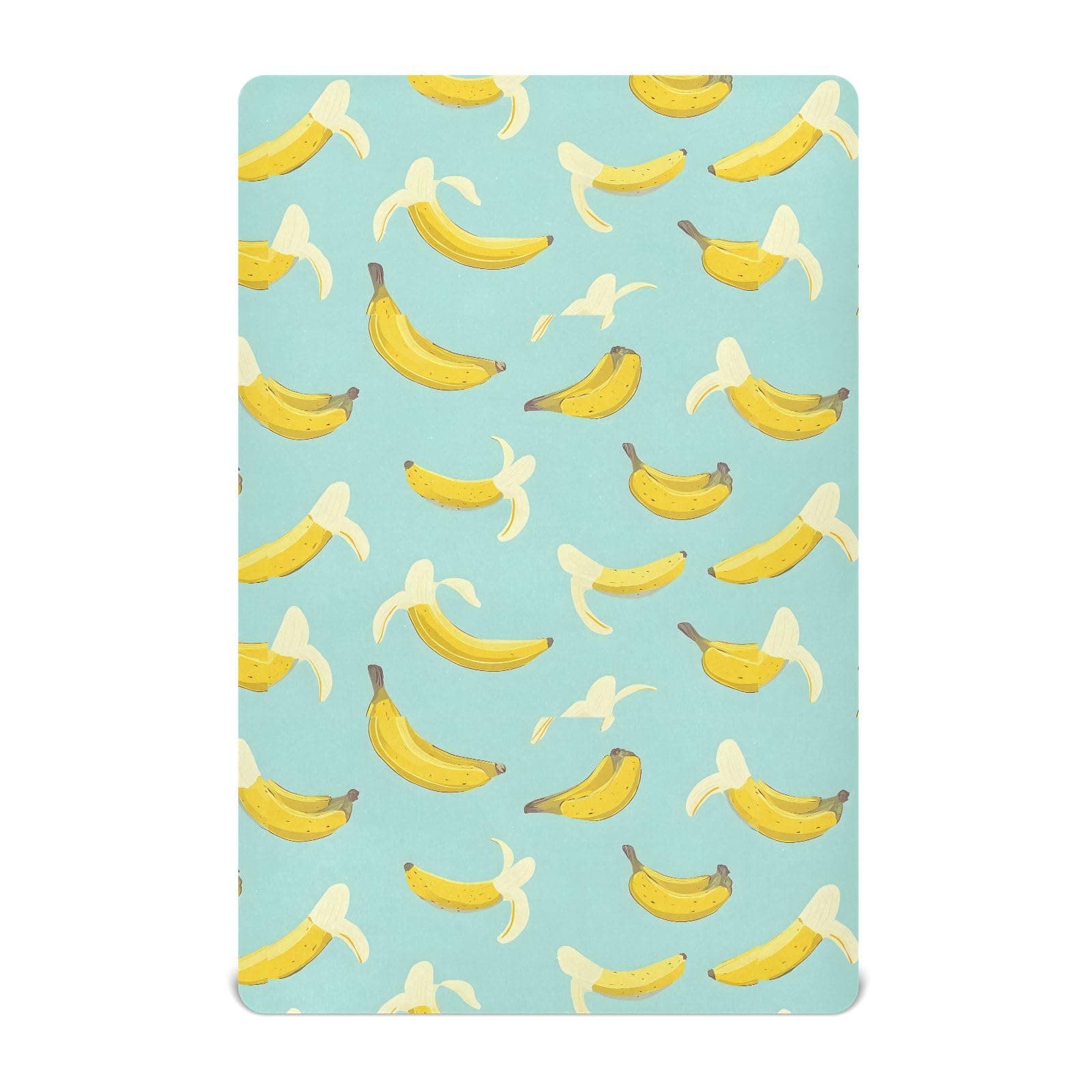 Baby Crib Sheets Fitted Crib Sheet Standard Crib and Toddler Mattress for Boys Girls 39 * 27in Delicious Banana