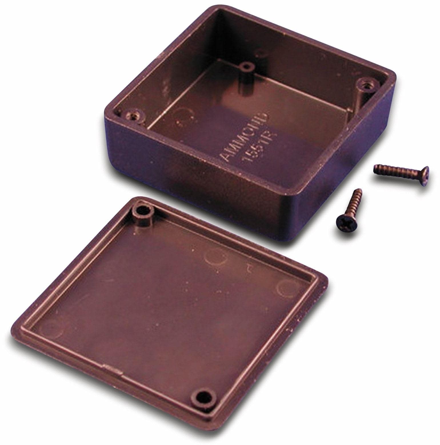Hammond Manufacturing 1551RBK 50 X 50 X 20MM ABS Black