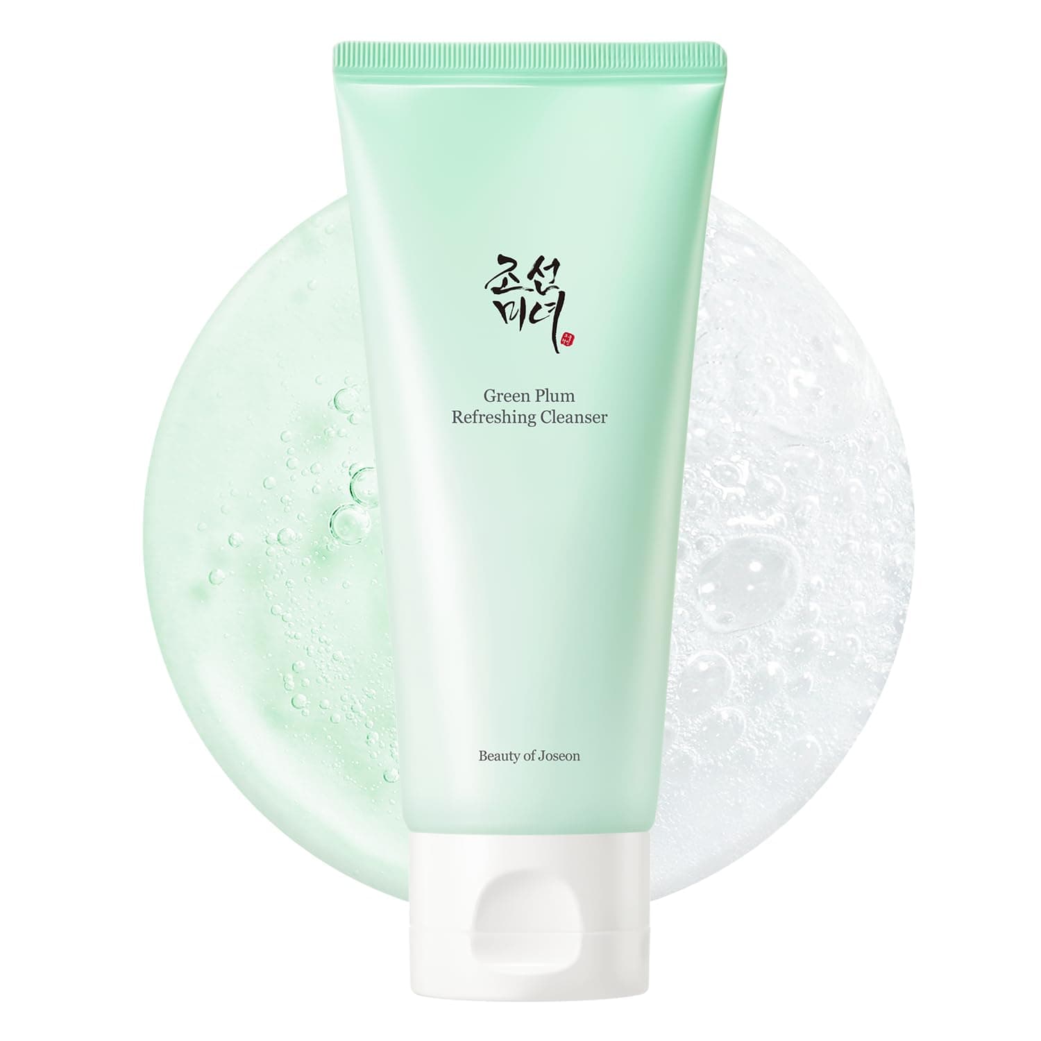 Beauty of Joseon Green Plum Refreshing Cleanser Plum Water + Mung Bean Extract | Daily Korean Skincare Face Cleanser for All Skin Types, pH-Balanced and Non-Drying 100 ml, 3.38 fl. oz.