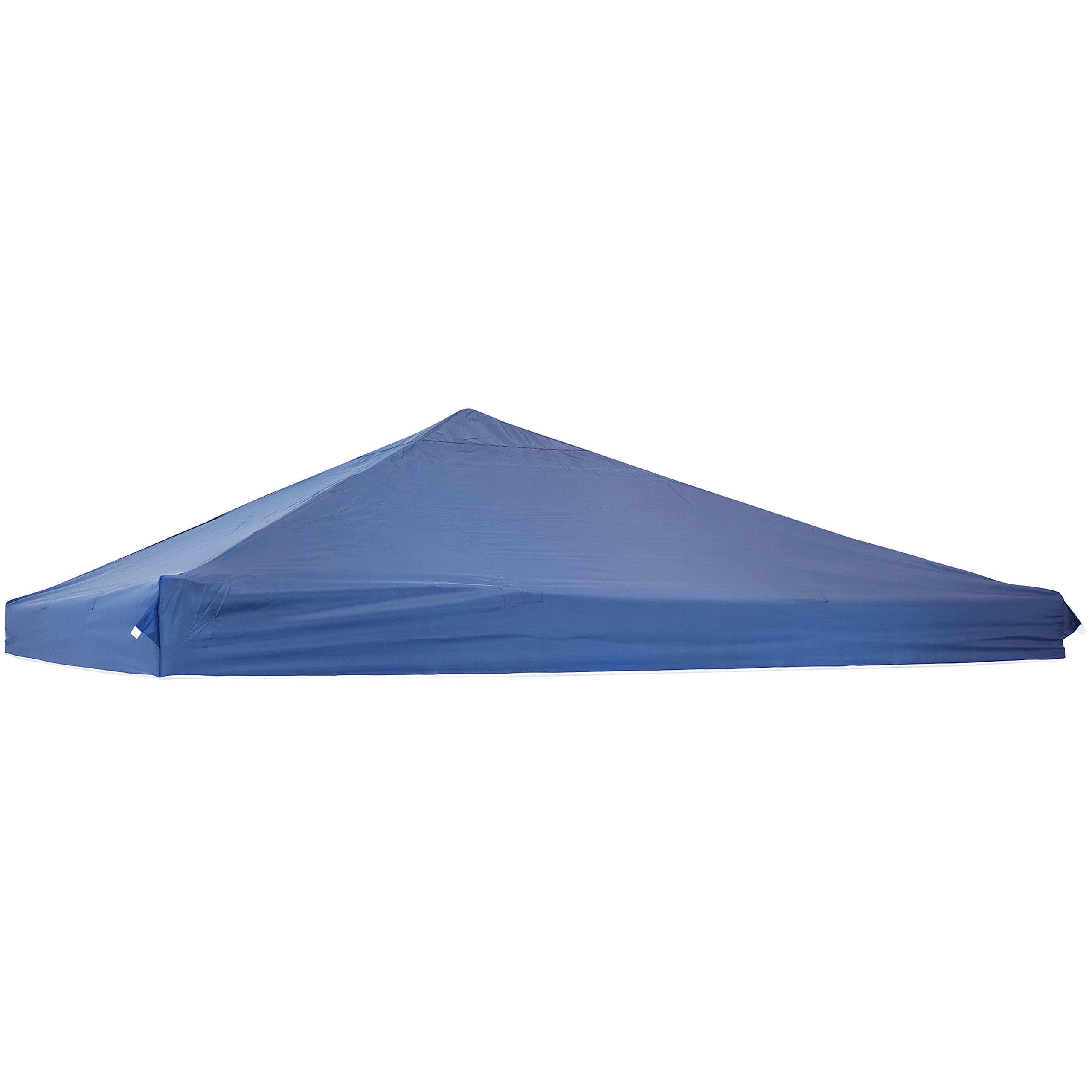 Sunnydaze 10x10 Canopy Replacement Top - Replacement Canopy Cover Only - Heavy-Duty PU-Coated 150D Oxford Fabric - Blue