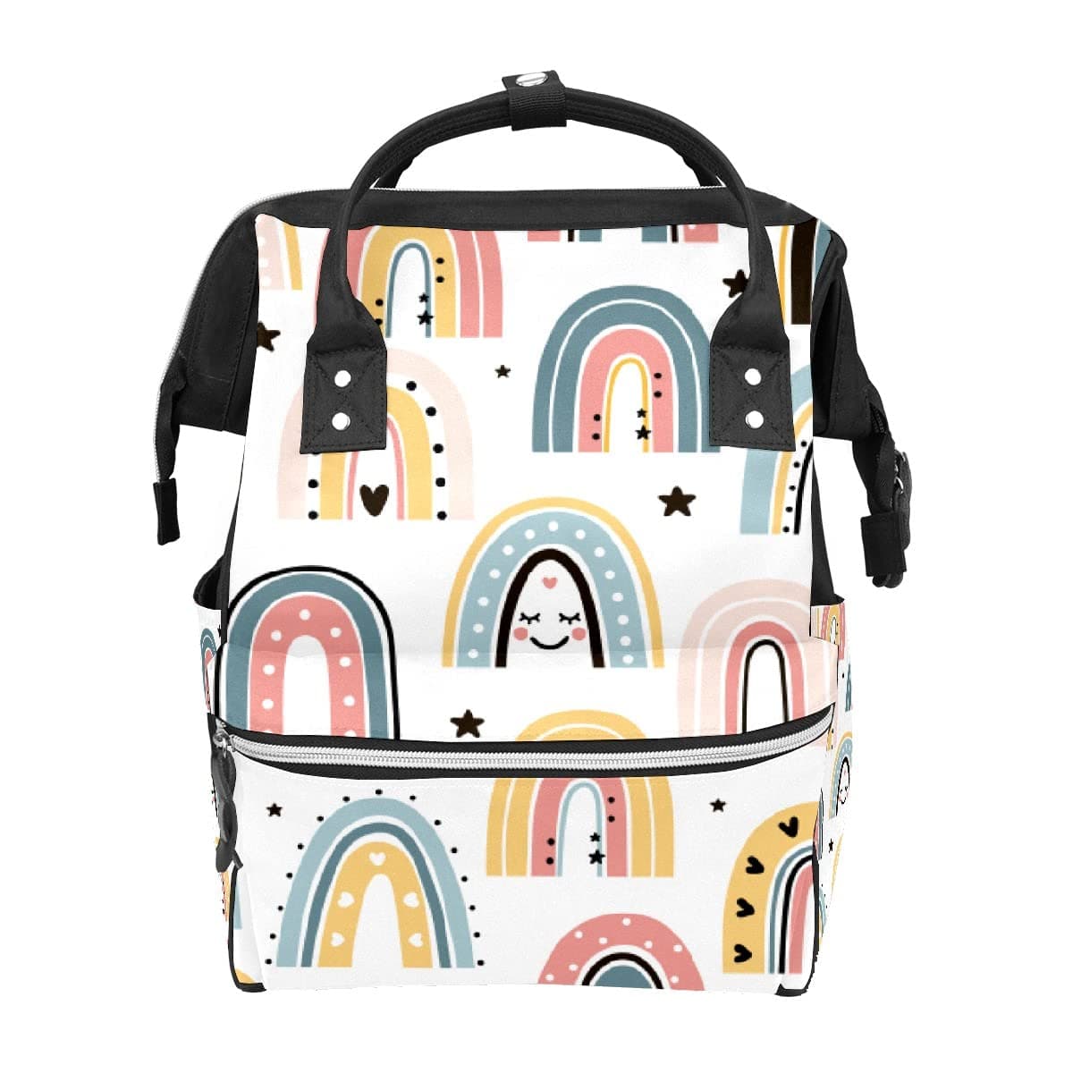 GACTIVITY Diaper Bag Travel Backpack Multi-Function Baby Bags Zipper Casual Travel Backpacks for Mom Dad Unisex, 2023010902, One Size, Travel Backpacks